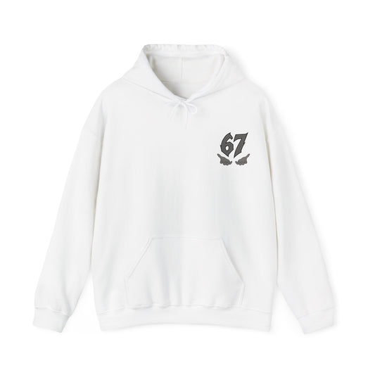 67 Globe Hoodie — 'Six Seven' Earth Graphic Casual Pullover