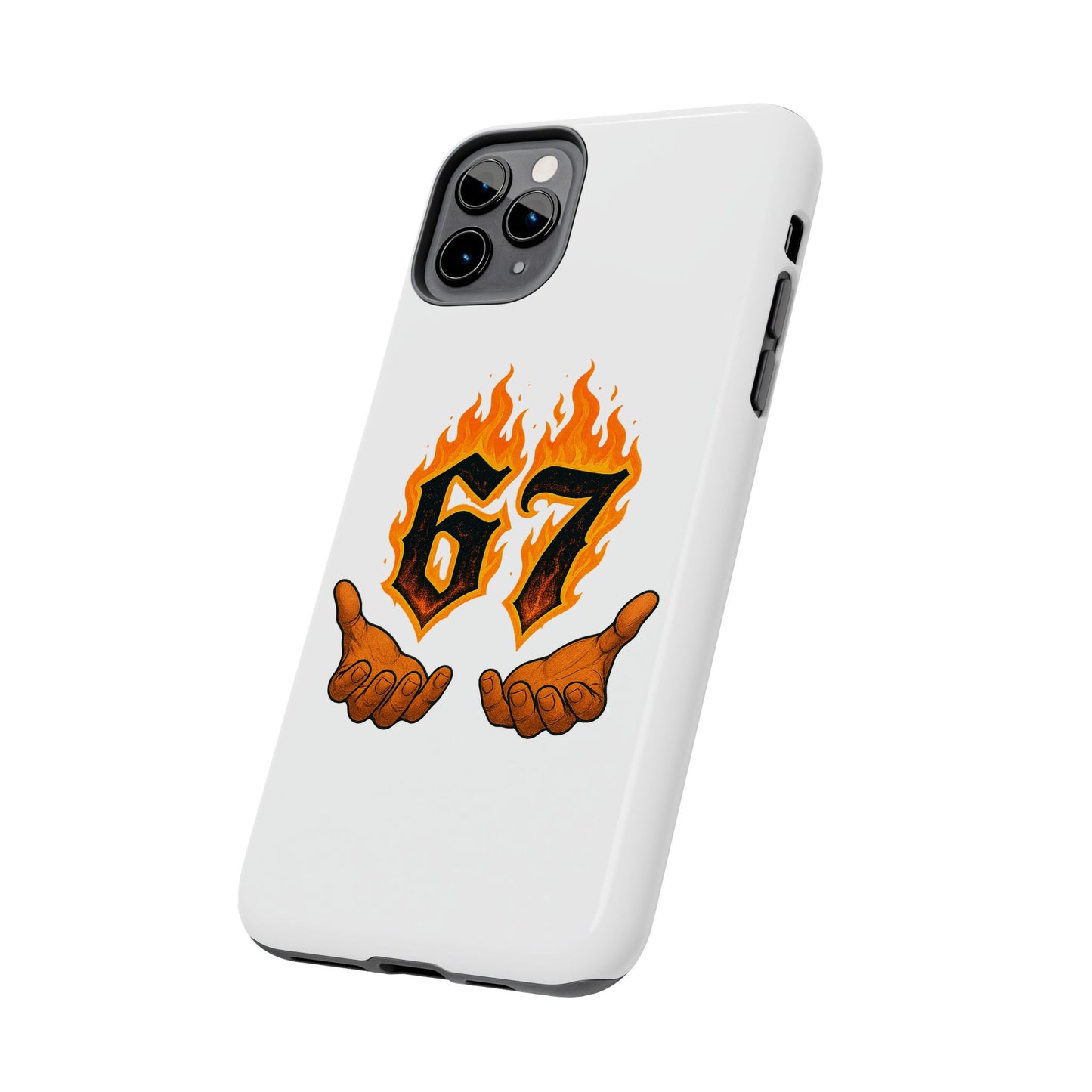 Tough Phone Case — Flaming '67' Graphic