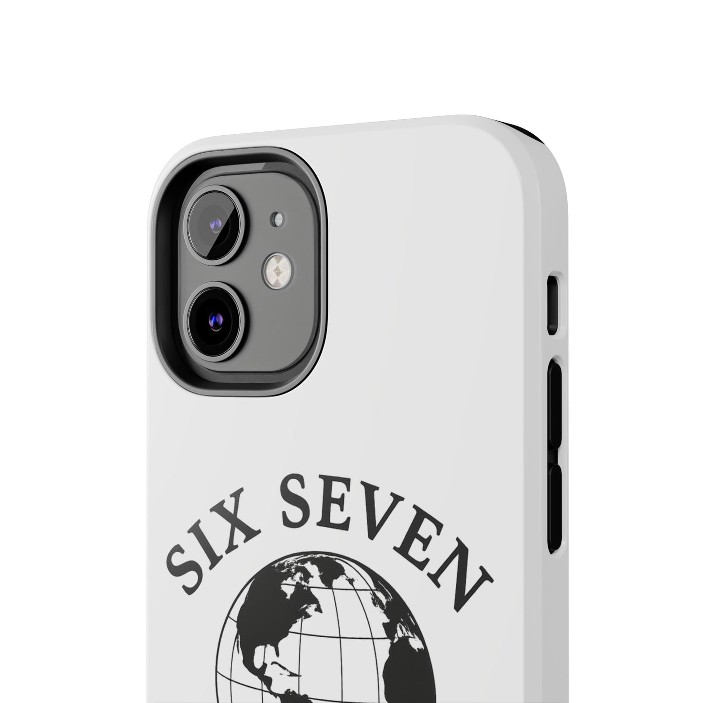 Globe Emblem Tough Phone Case — "Six Seven" Protective Phone Cover