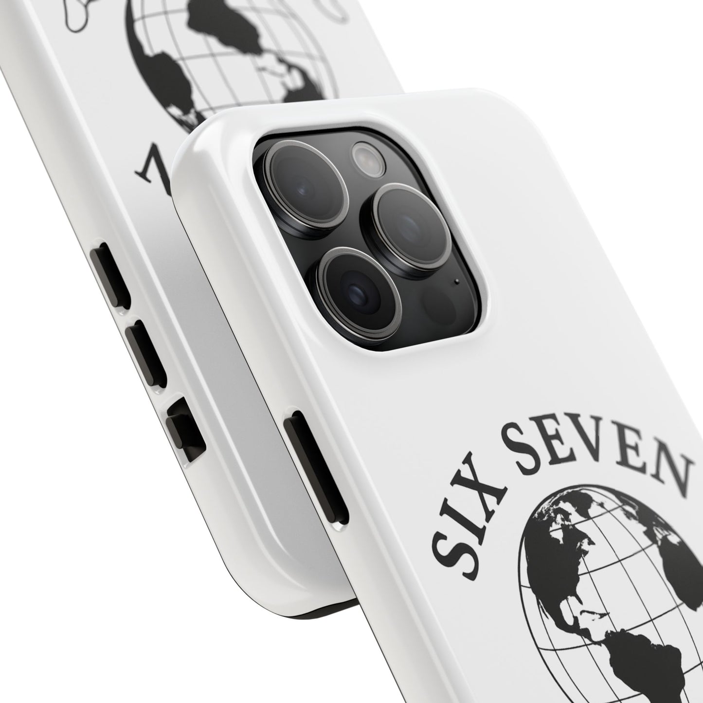 Globe Emblem Tough Phone Case — "Six Seven" Protective Phone Cover