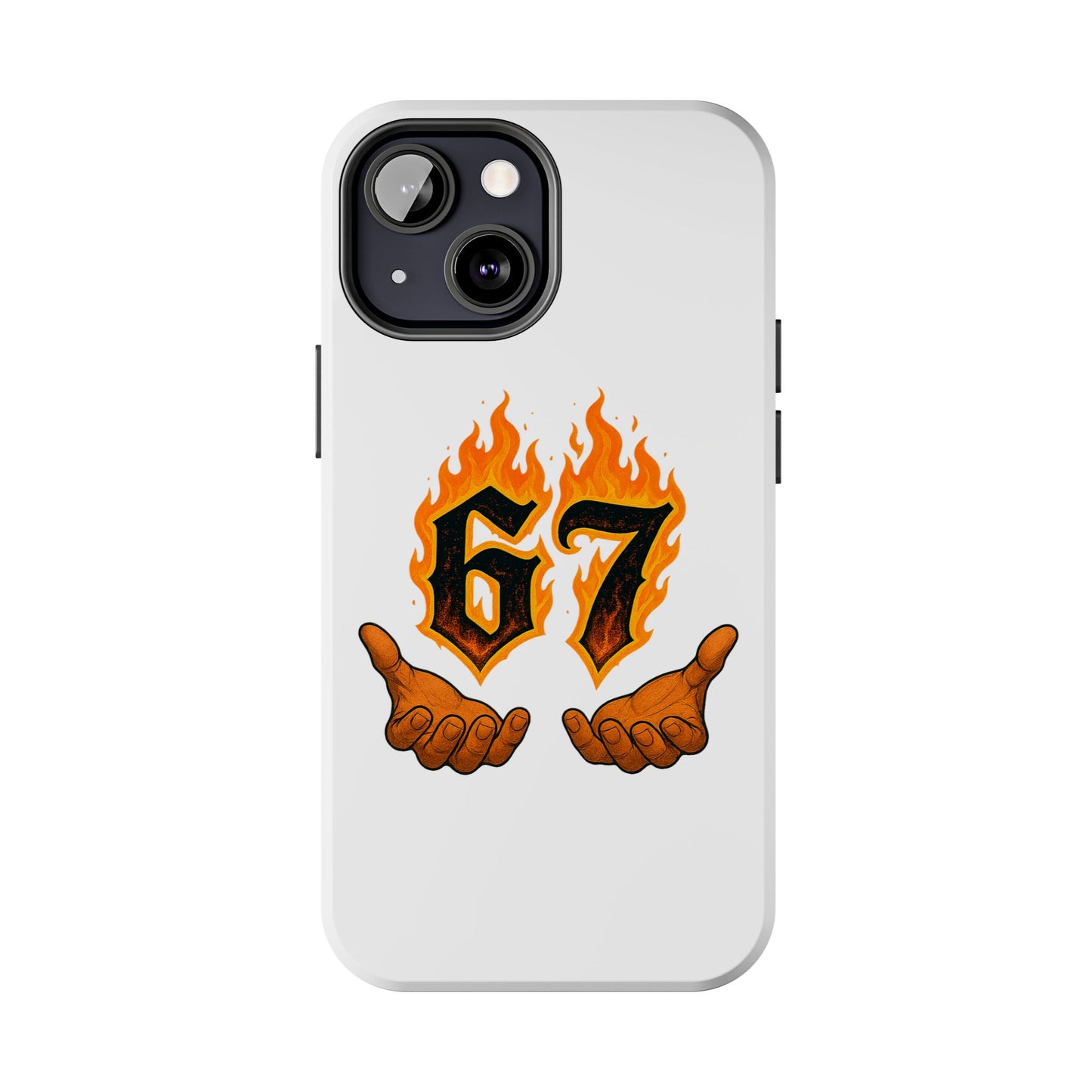 Tough Phone Case — Flaming '67' Graphic