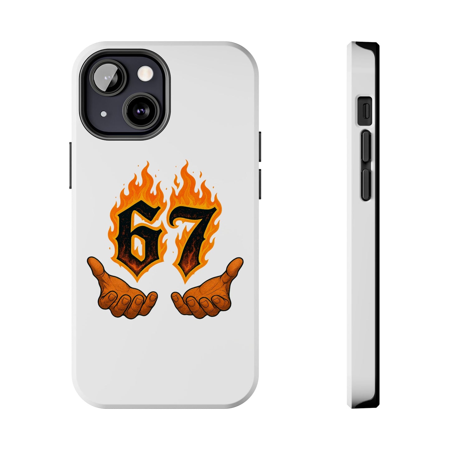 Tough Phone Case — Flaming '67' Graphic