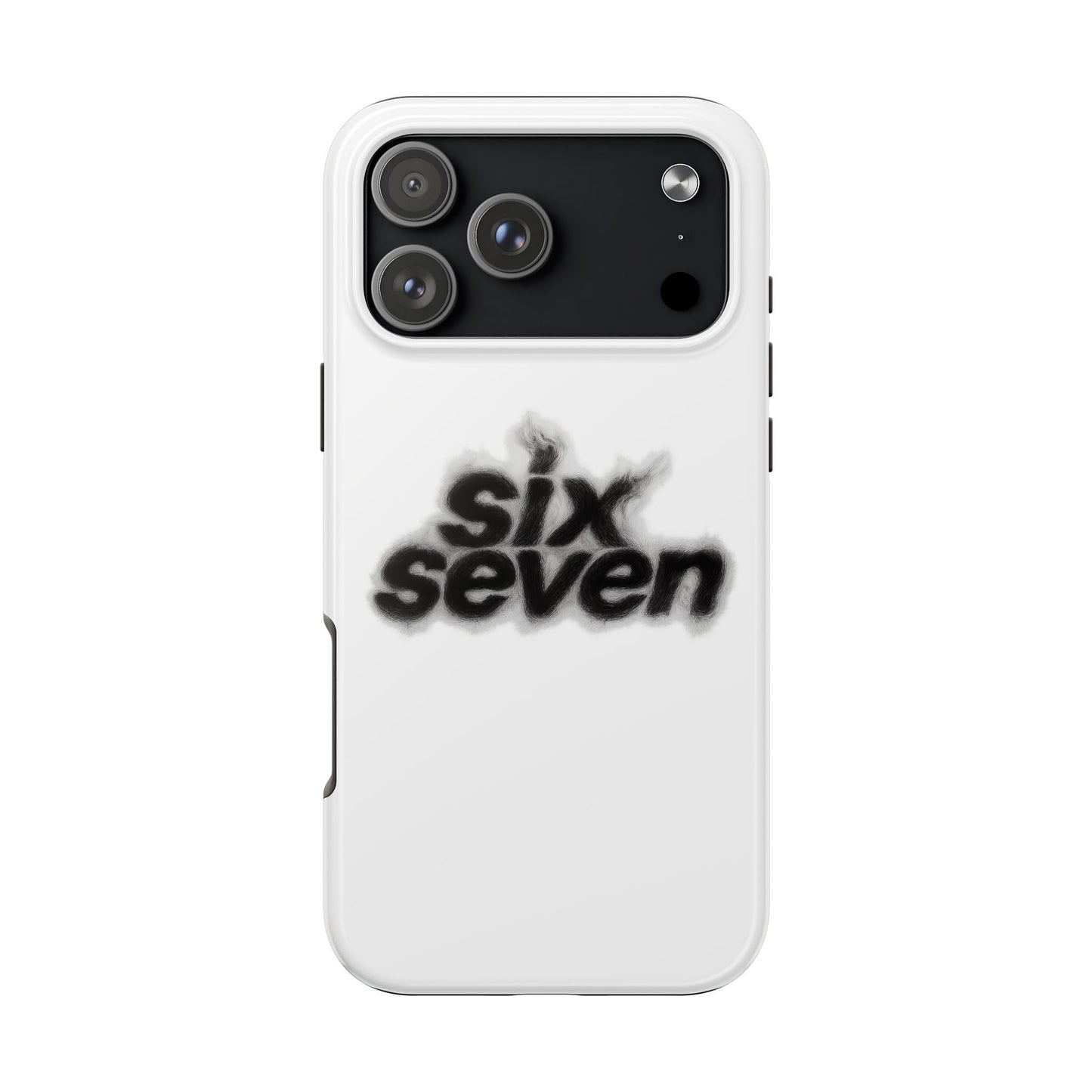 Tough Phone Case — 'six seven' Smoke Logo Protective Cover