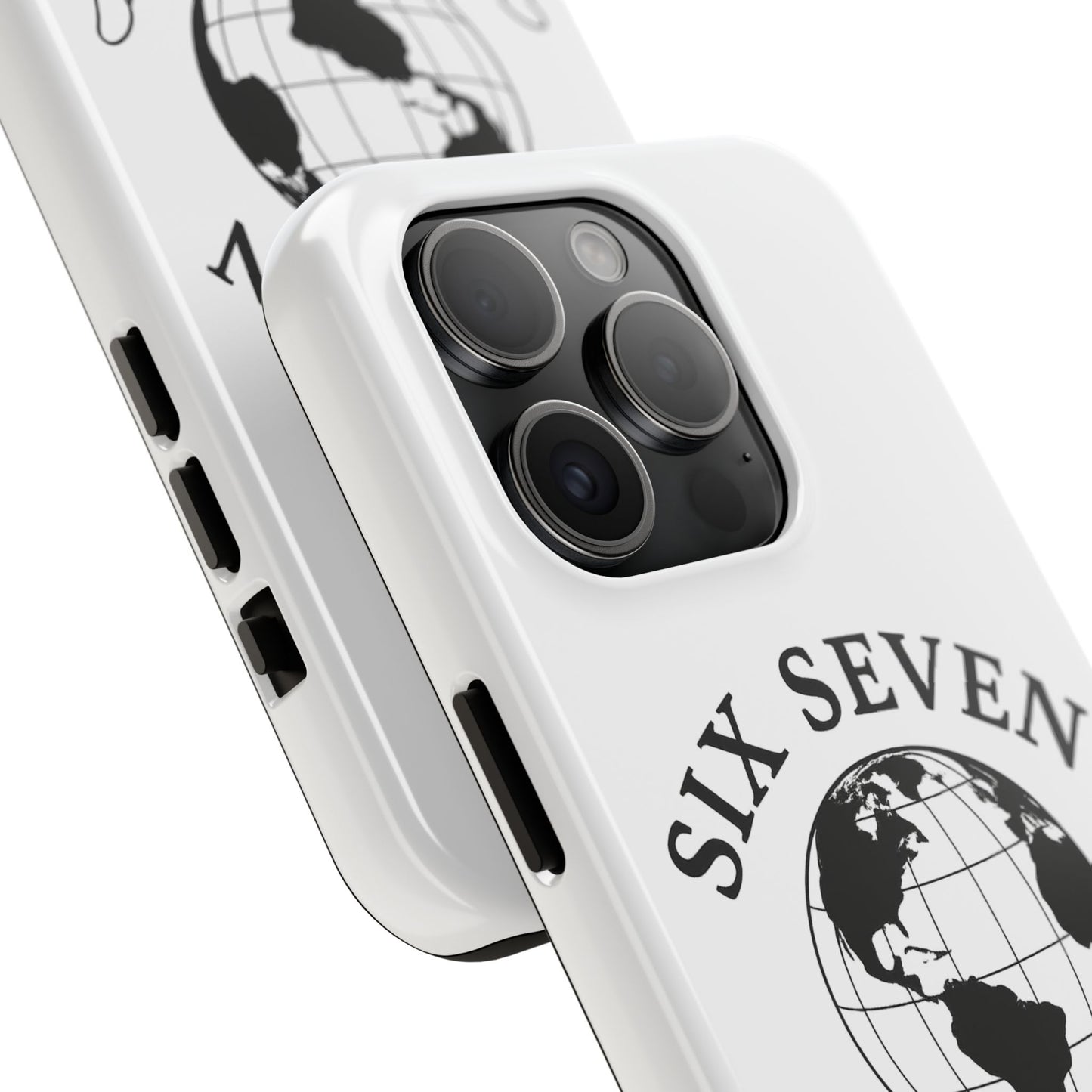 Globe Emblem Tough Phone Case — "Six Seven" Protective Phone Cover