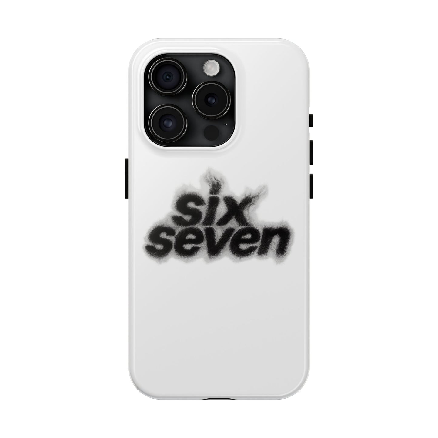 Tough Phone Case — 'six seven' Smoke Logo Protective Cover
