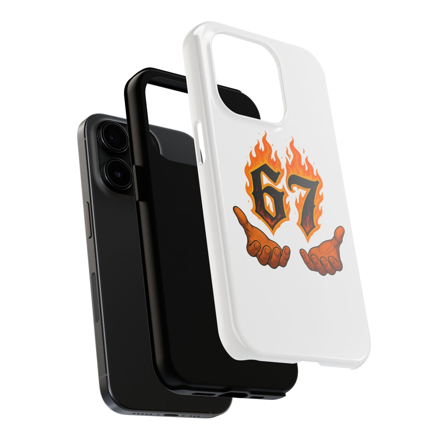 Tough Phone Case — Flaming '67' Graphic