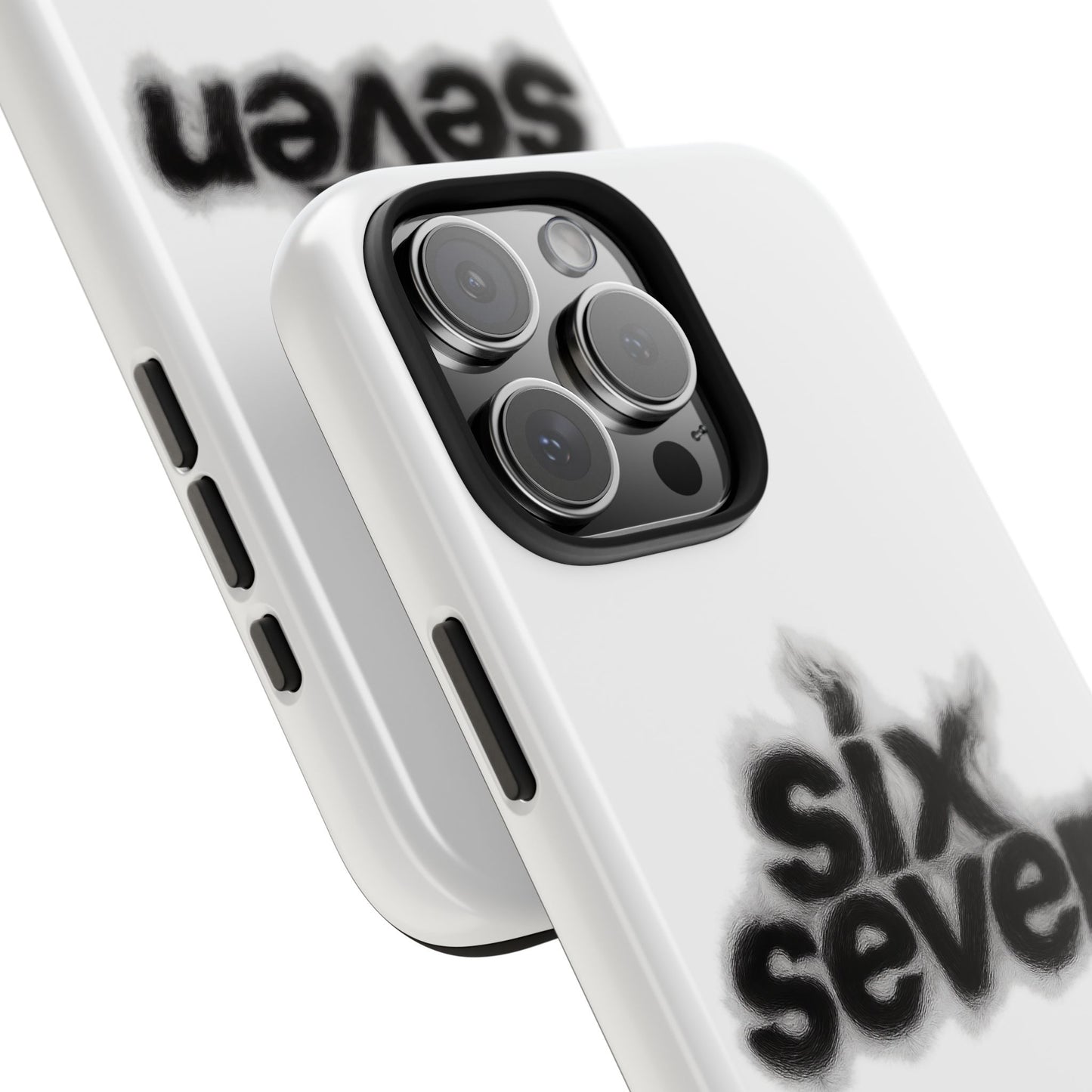 Tough Phone Case — 'six seven' Smoke Logo Protective Cover