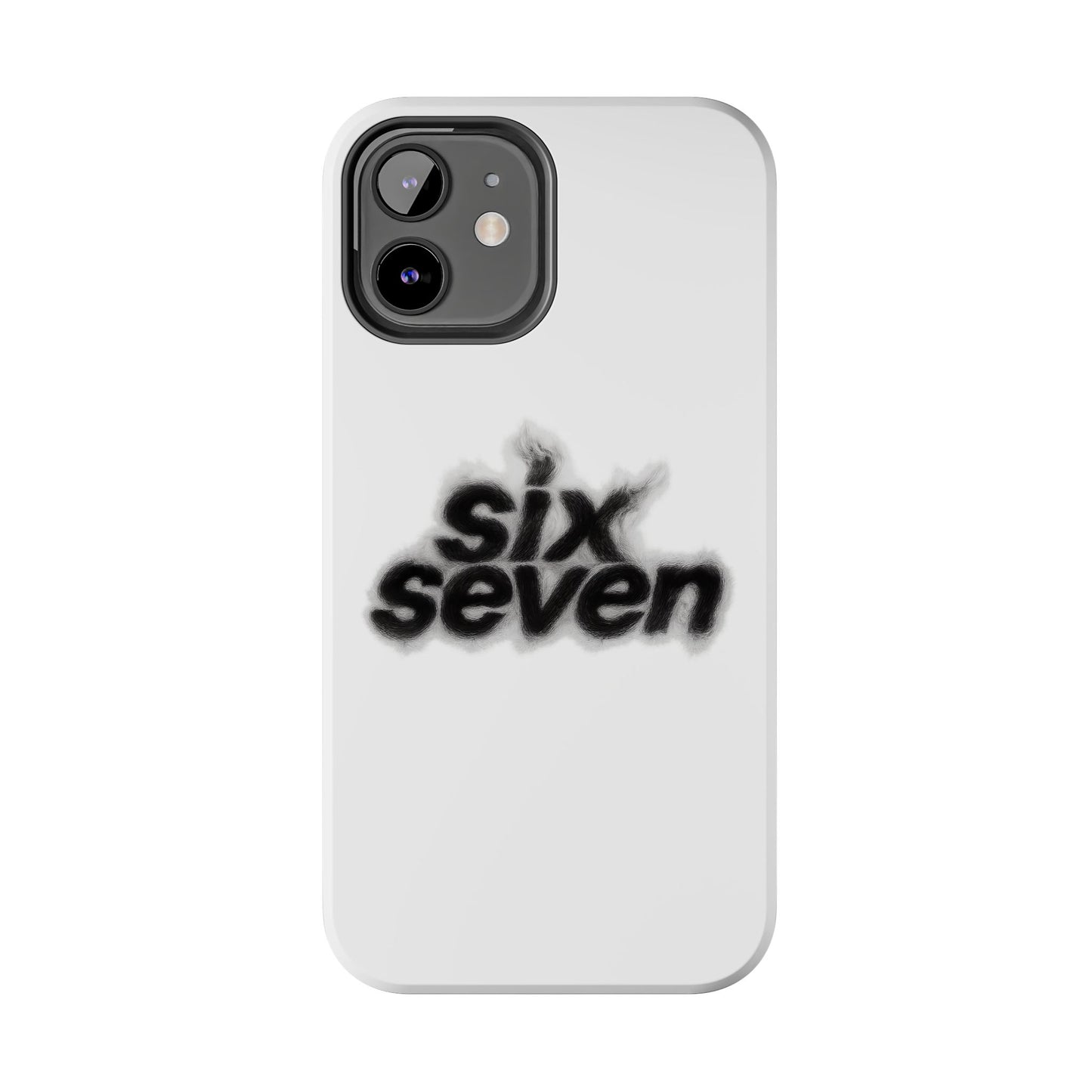 Tough Phone Case — 'six seven' Smoke Logo Protective Cover