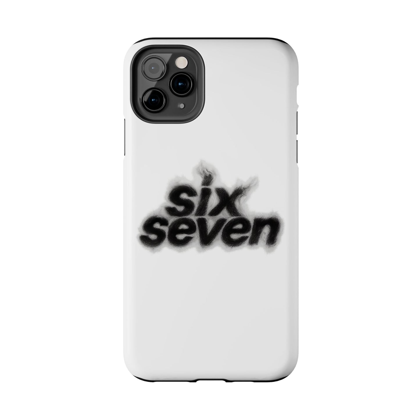 Tough Phone Case — 'six seven' Smoke Logo Protective Cover