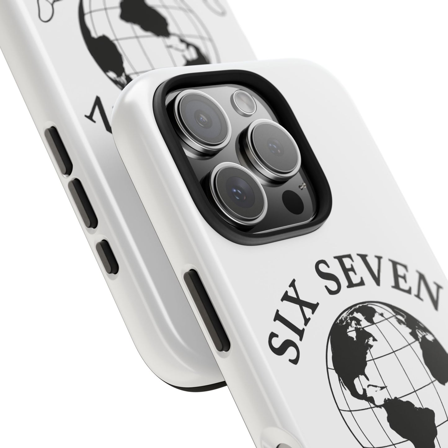Globe Emblem Tough Phone Case — "Six Seven" Protective Phone Cover