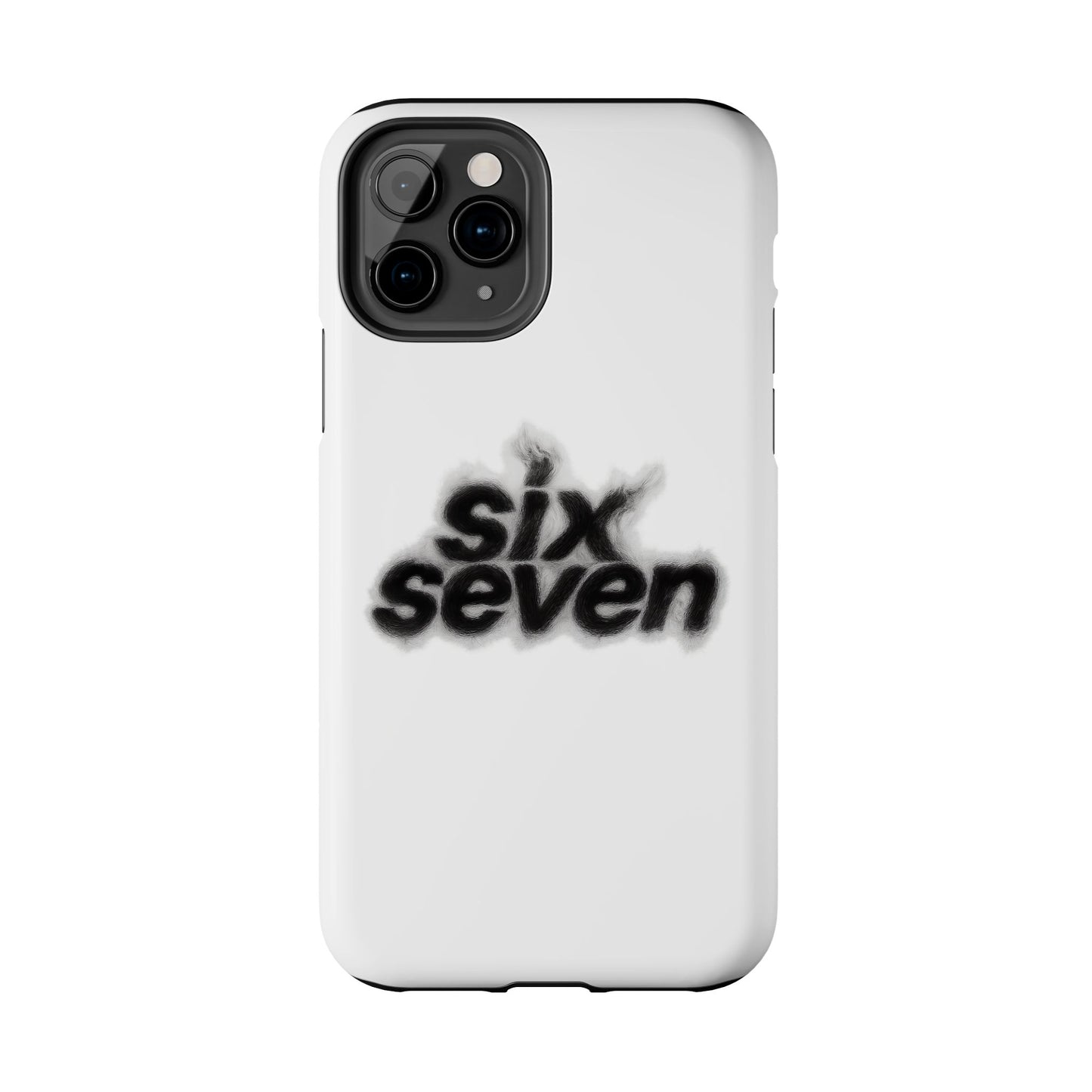 Tough Phone Case — 'six seven' Smoke Logo Protective Cover
