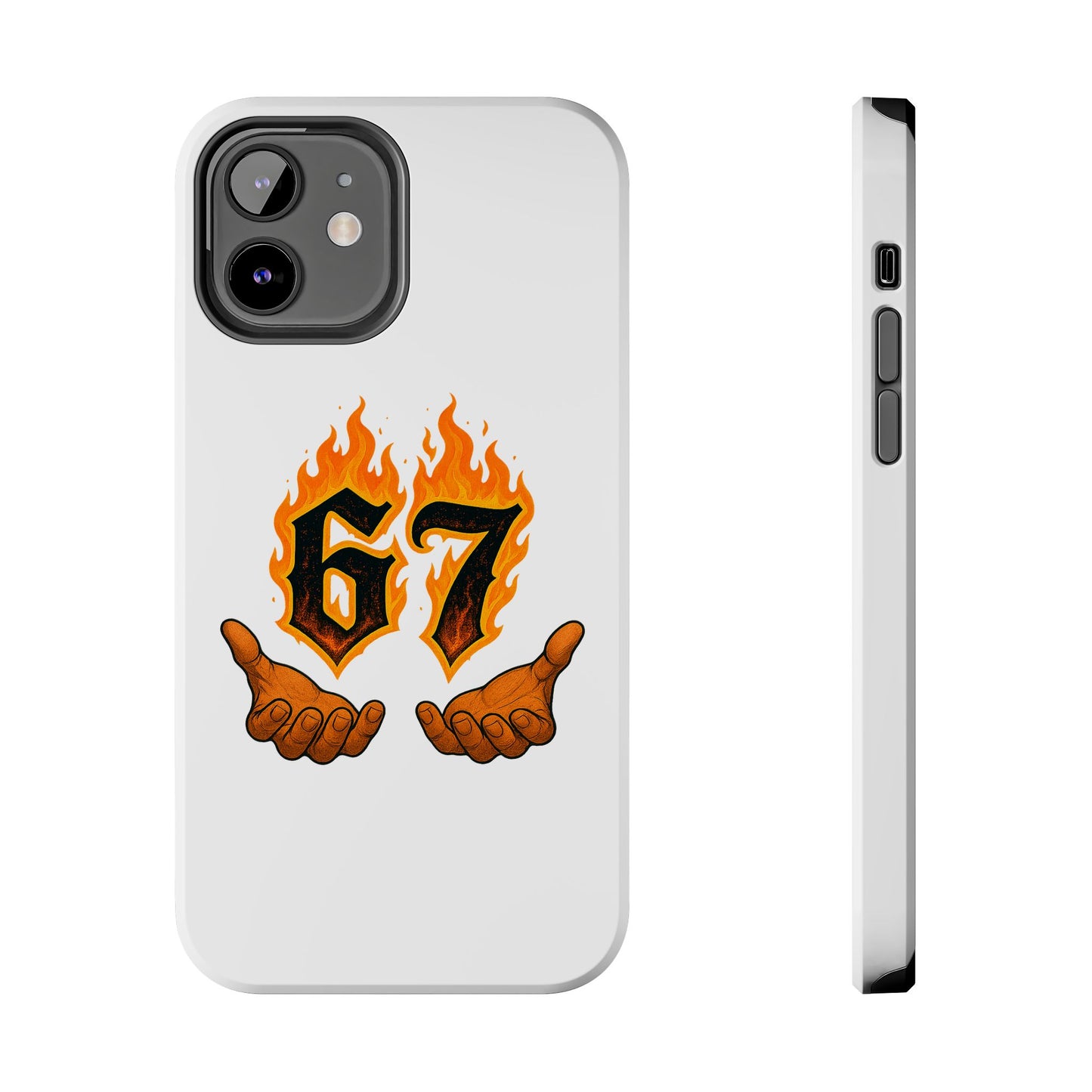 Tough Phone Case — Flaming '67' Graphic