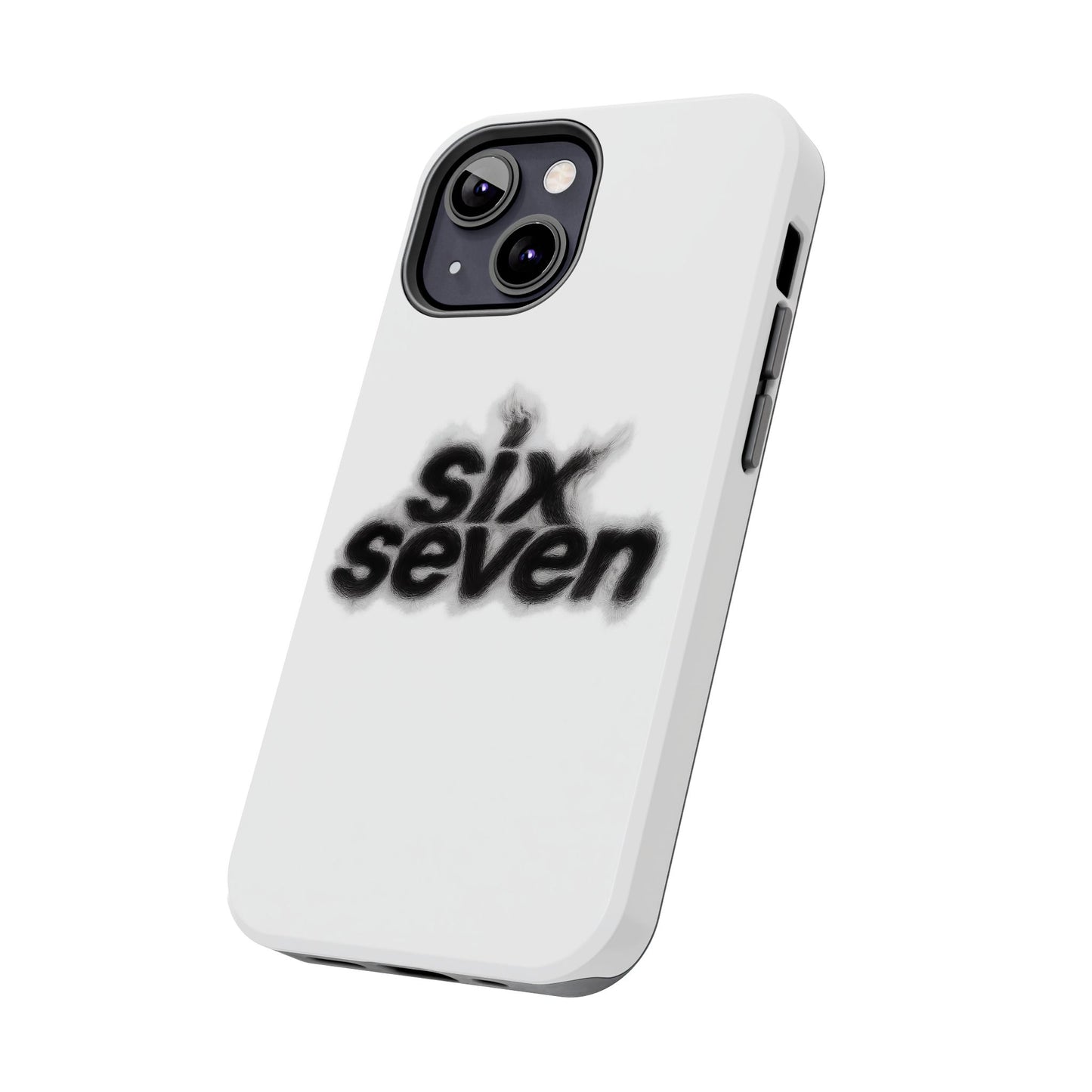 Tough Phone Case — 'six seven' Smoke Logo Protective Cover