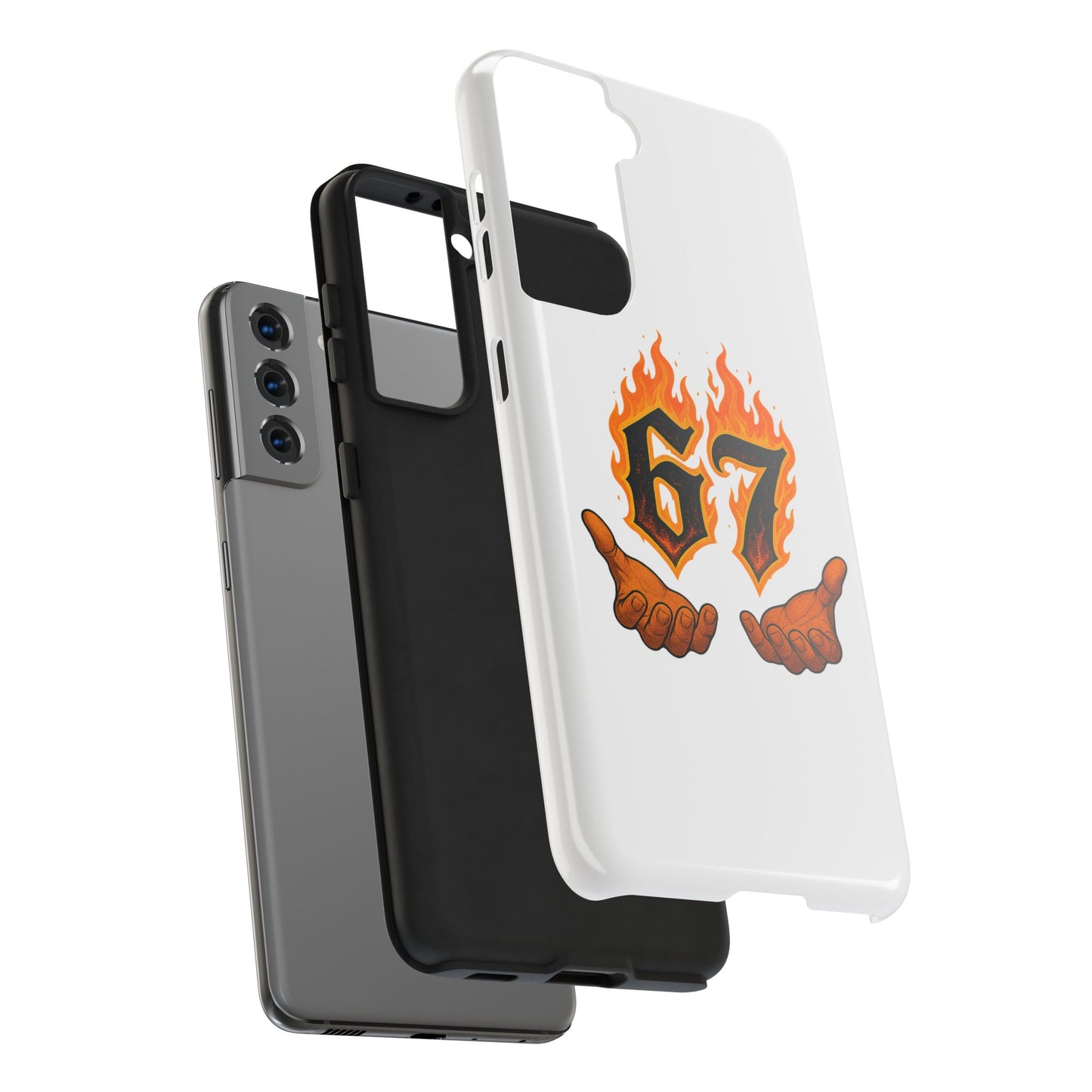 Tough Phone Case — Flaming '67' Graphic