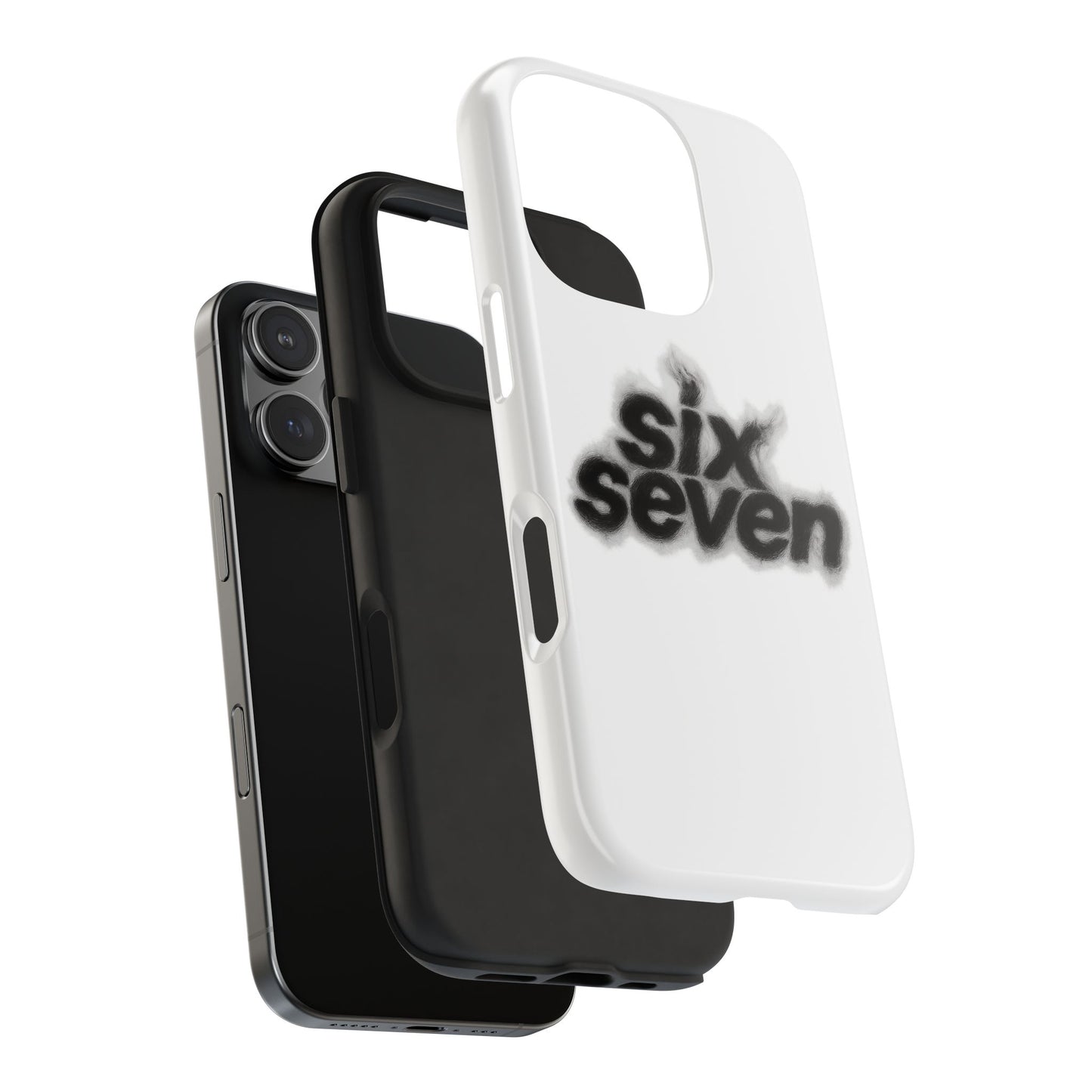 Tough Phone Case — 'six seven' Smoke Logo Protective Cover