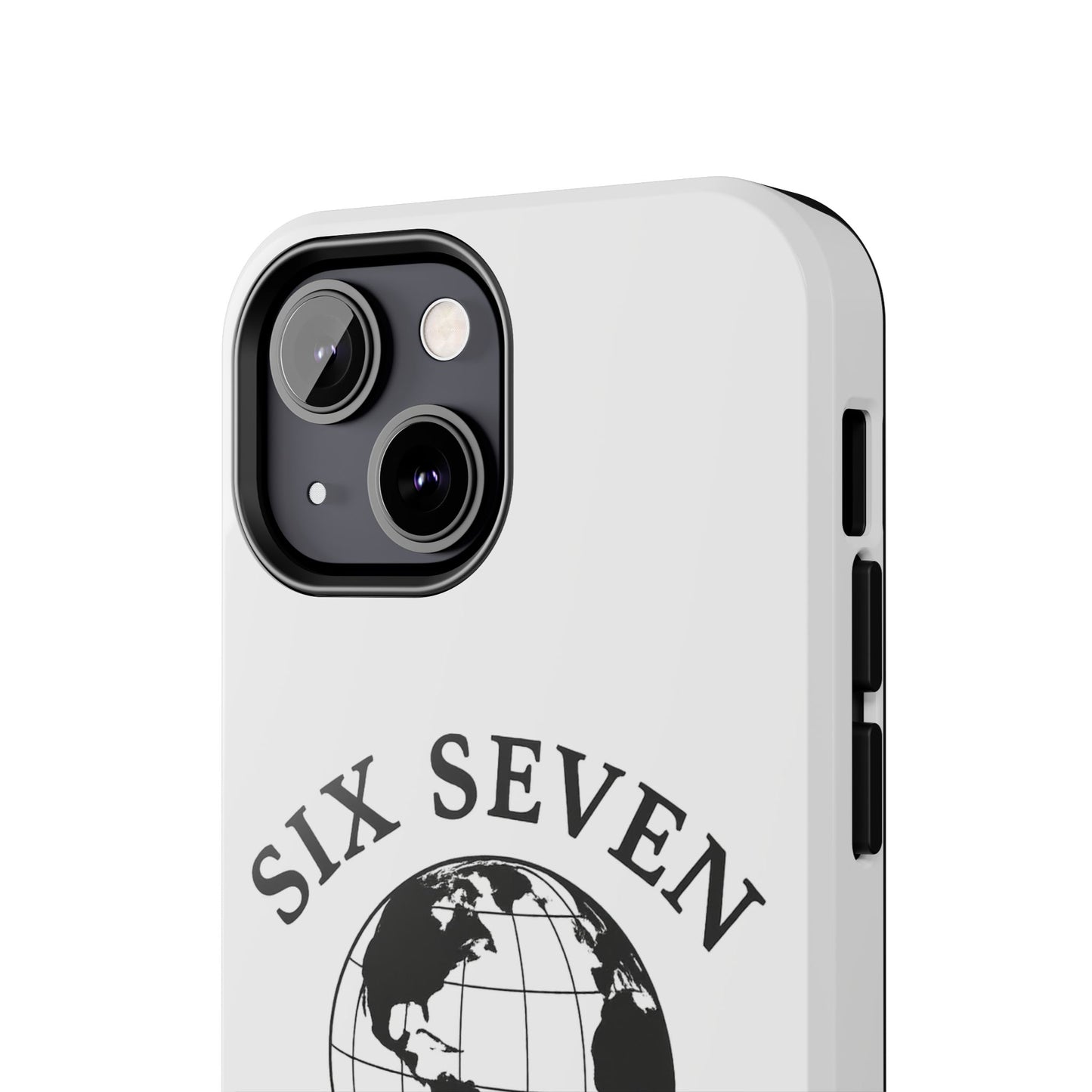 Globe Emblem Tough Phone Case — "Six Seven" Protective Phone Cover