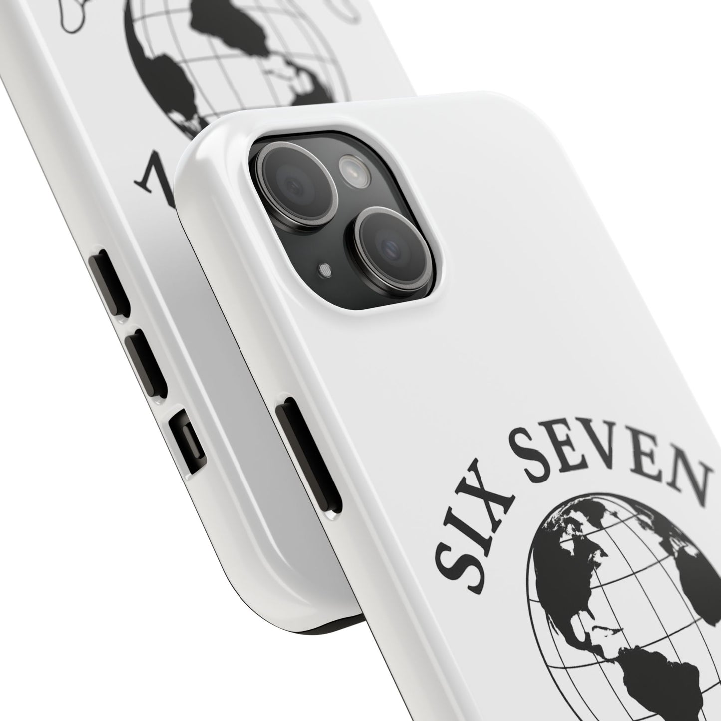 Globe Emblem Tough Phone Case — "Six Seven" Protective Phone Cover