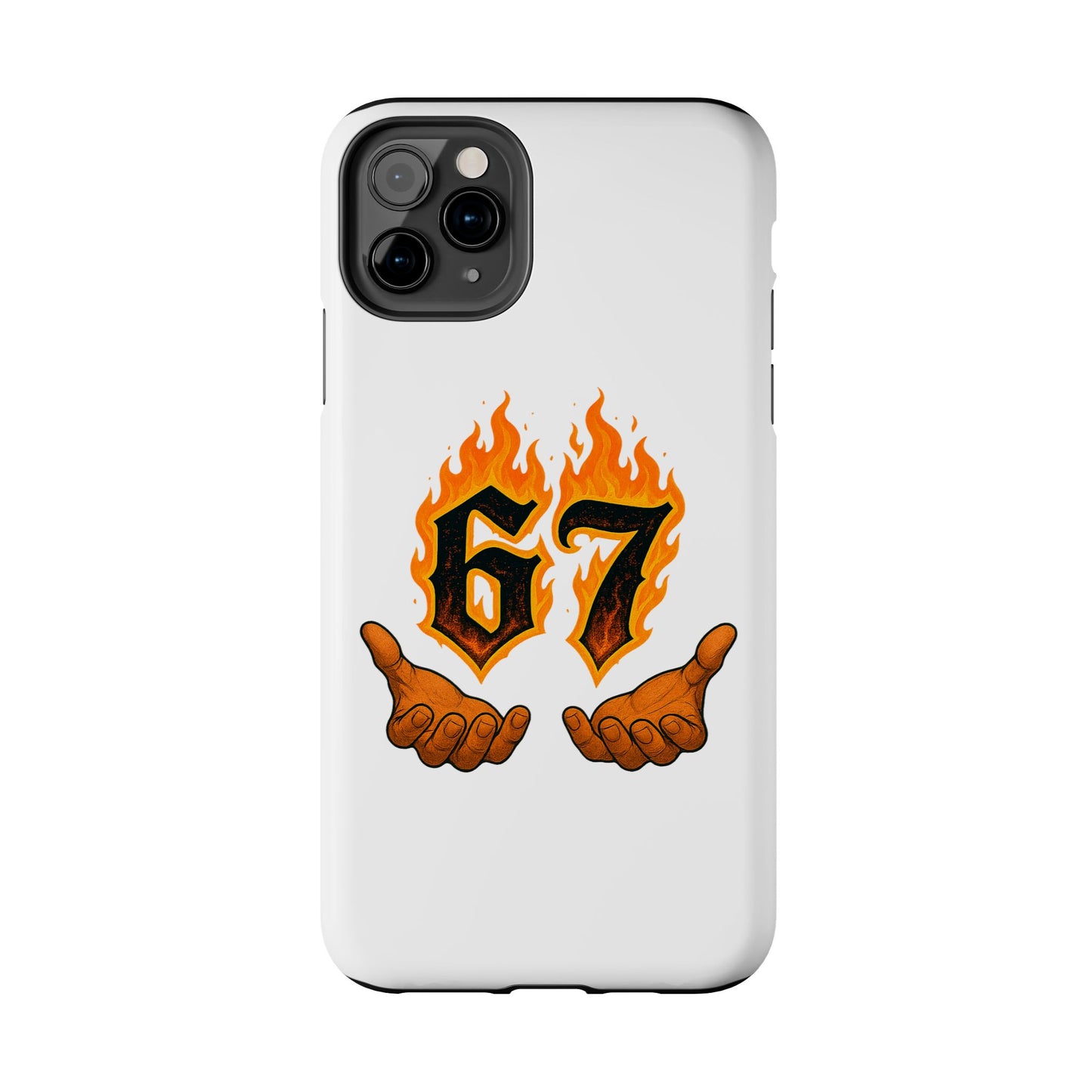 Tough Phone Case — Flaming '67' Graphic