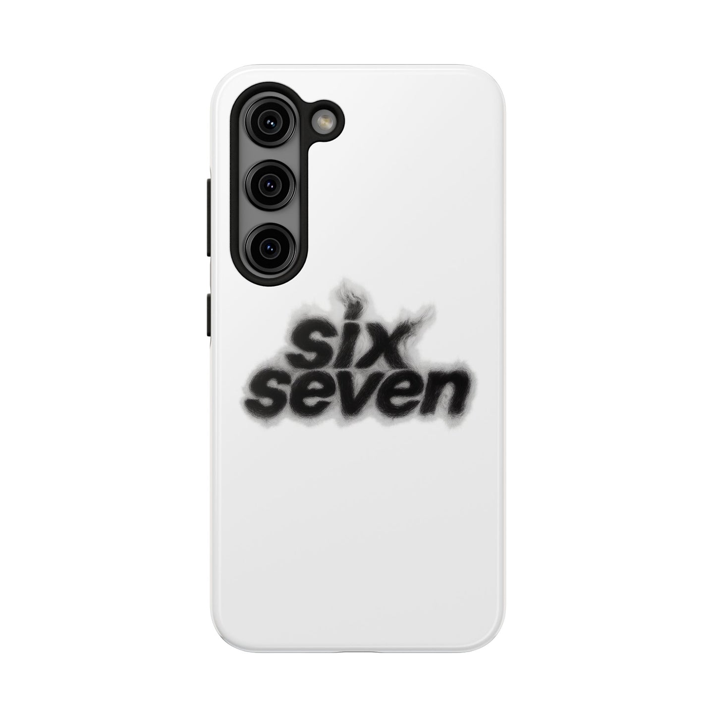 Tough Phone Case — 'six seven' Smoke Logo Protective Cover