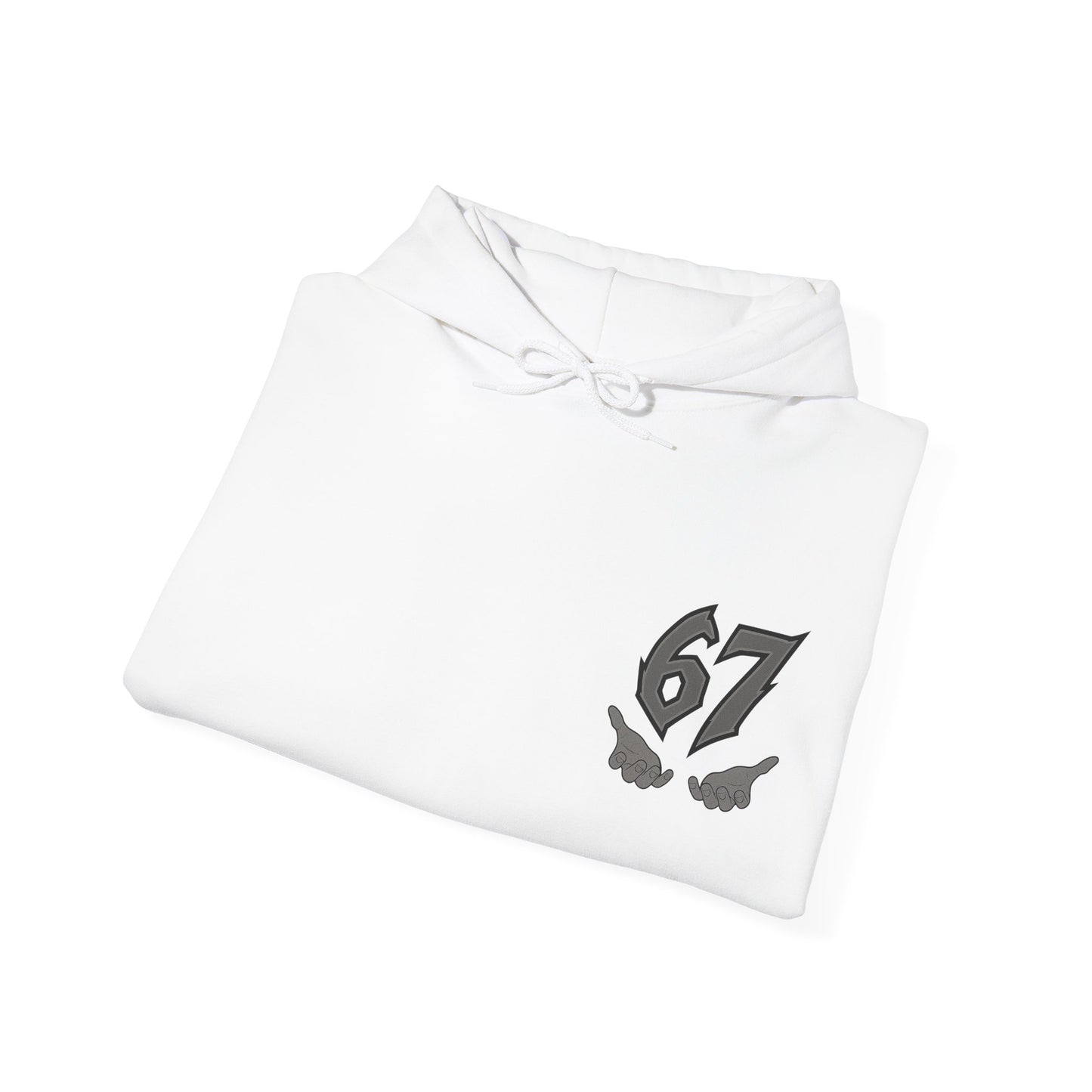 67 Crest Hoodie — Six Seven Graphic Pullover