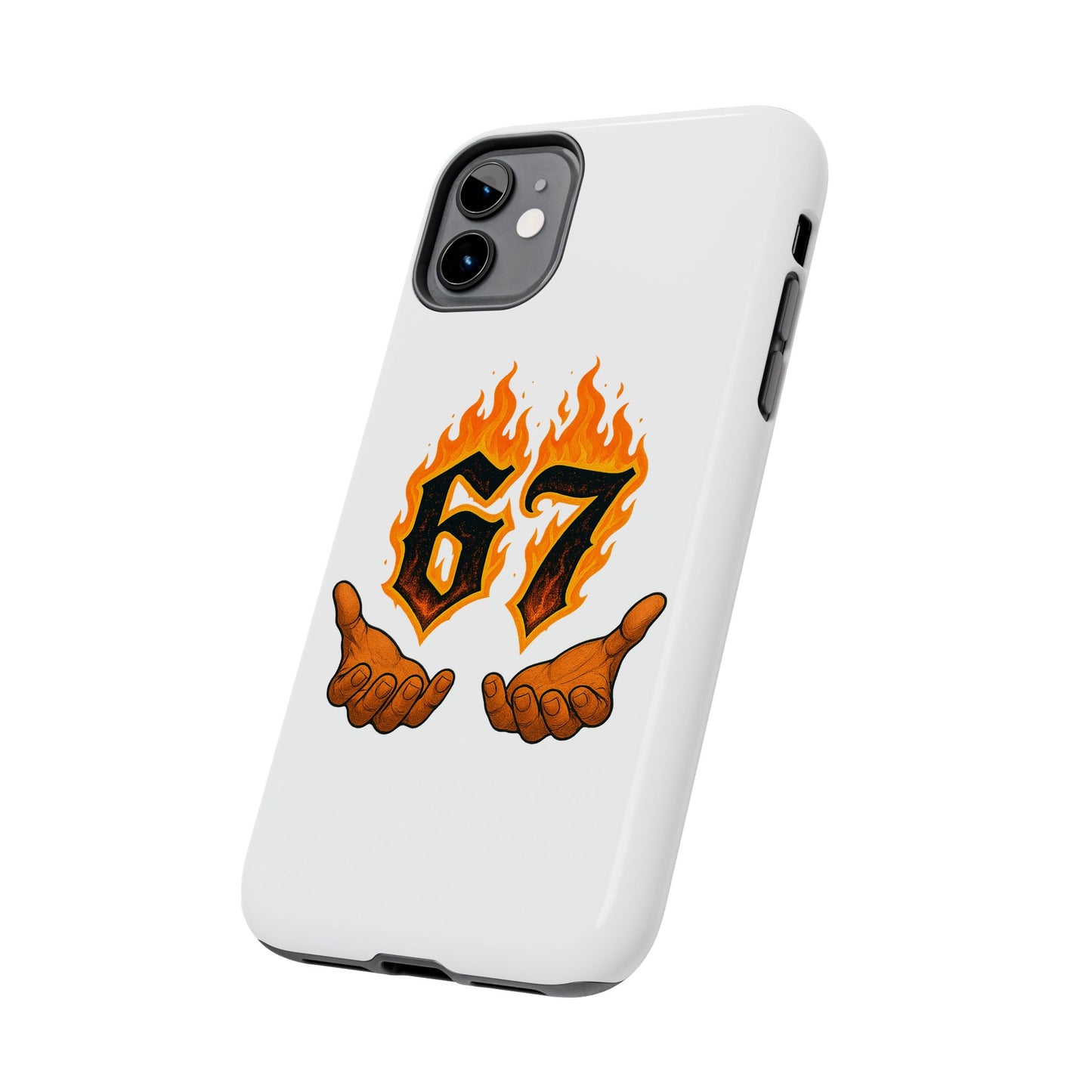 Tough Phone Case — Flaming '67' Graphic