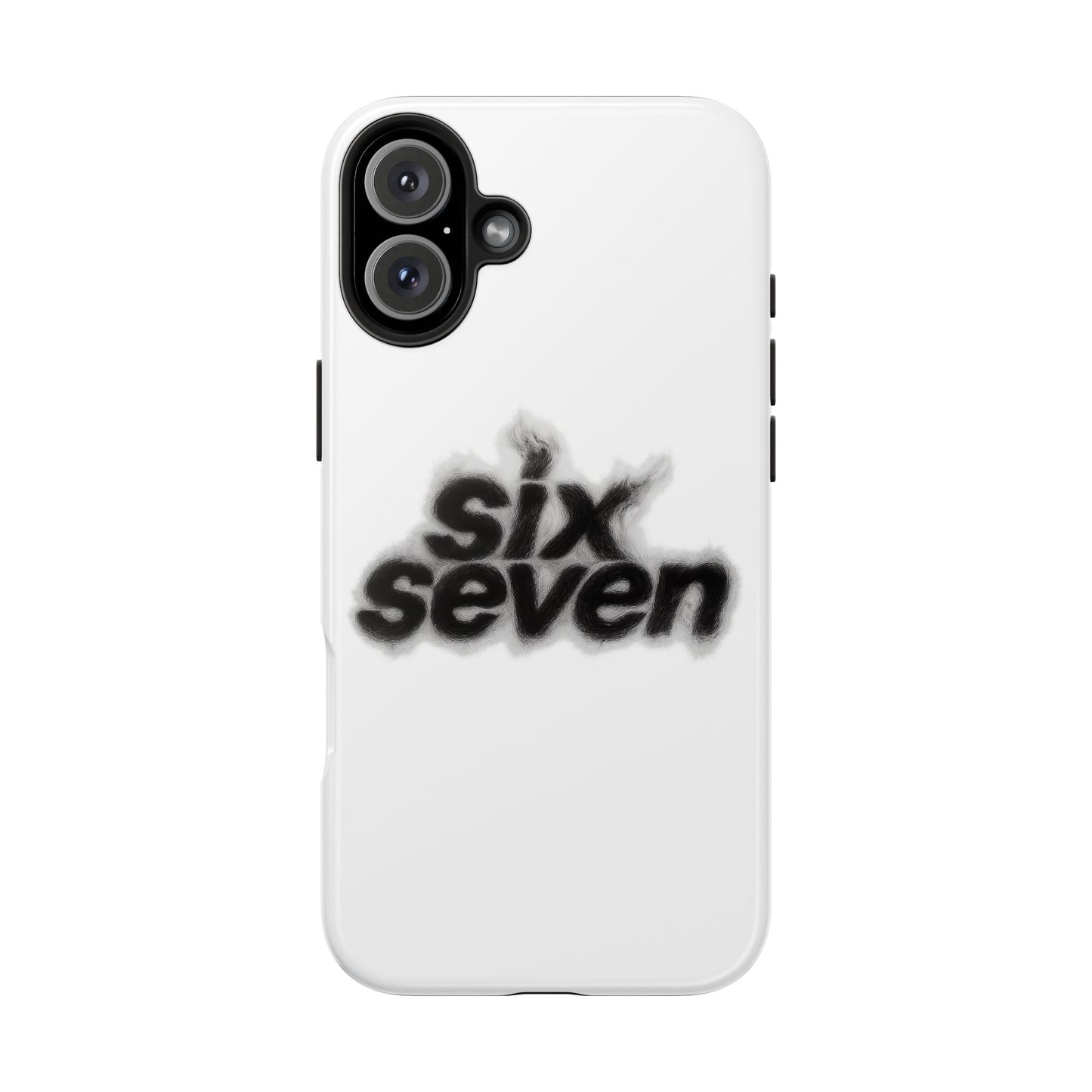 Tough Phone Case — 'six seven' Smoke Logo Protective Cover