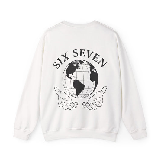 "Six Seven" Globe Design (67 with Hands)