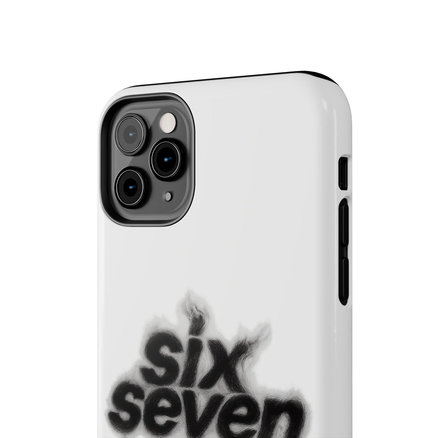 Tough Phone Case — 'six seven' Smoke Logo Protective Cover