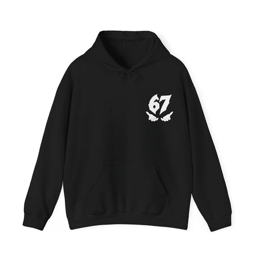 67 Crest Hoodie — Six Seven Graphic Pullover