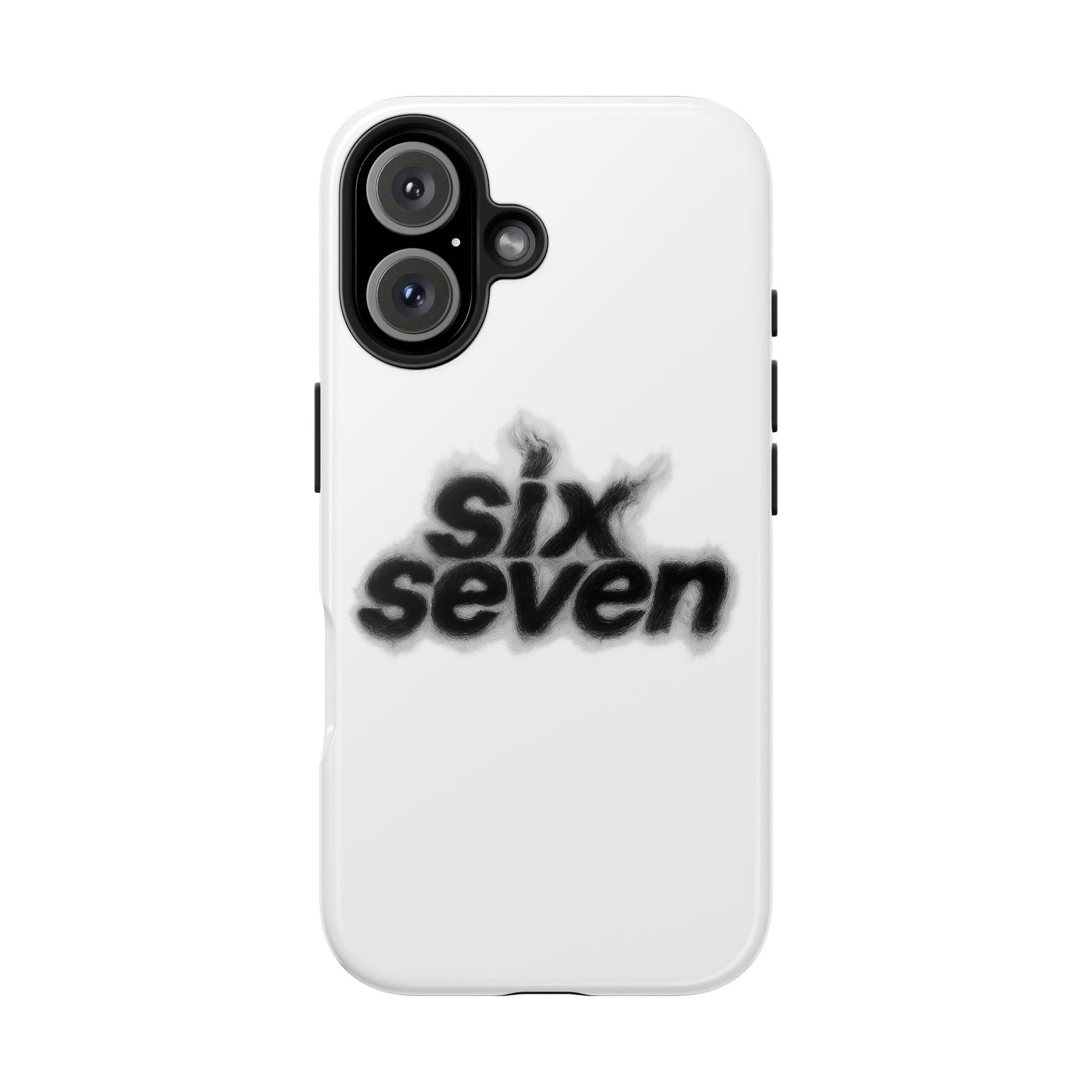 Tough Phone Case — 'six seven' Smoke Logo Protective Cover