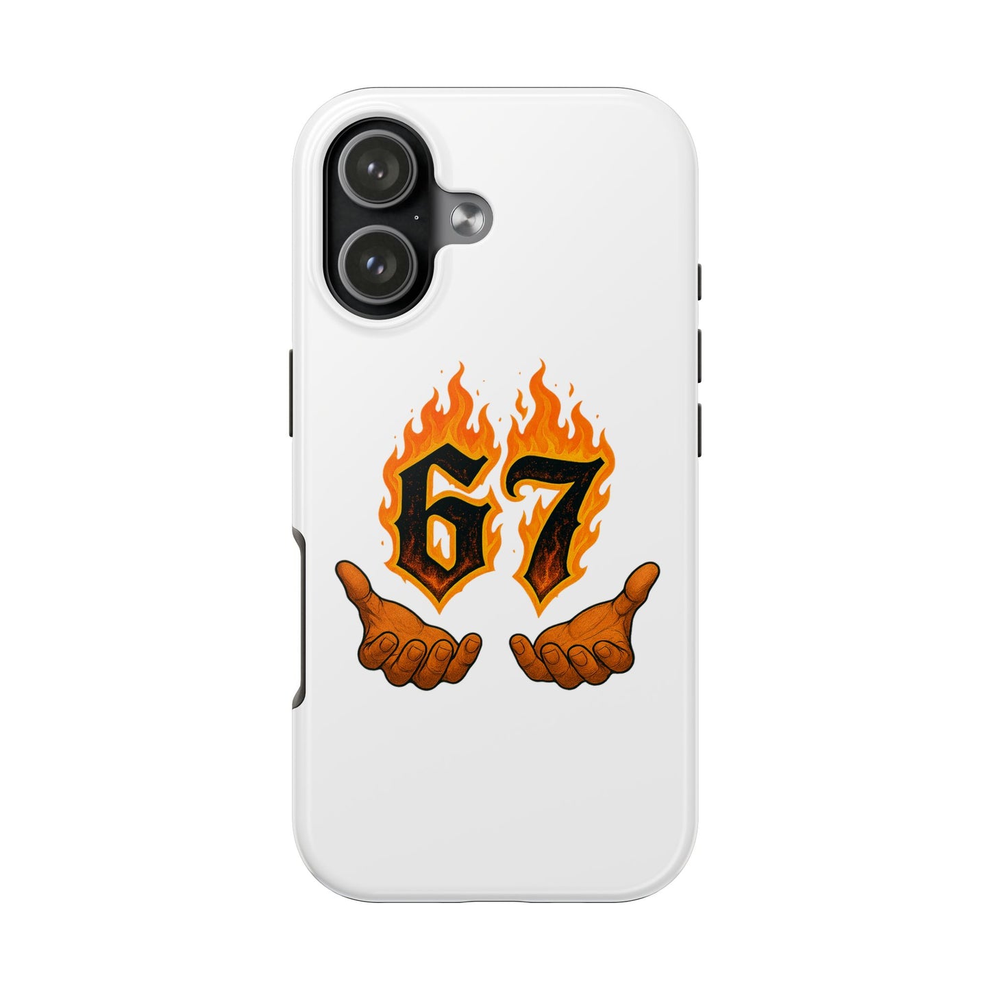 Tough Phone Case — Flaming '67' Graphic