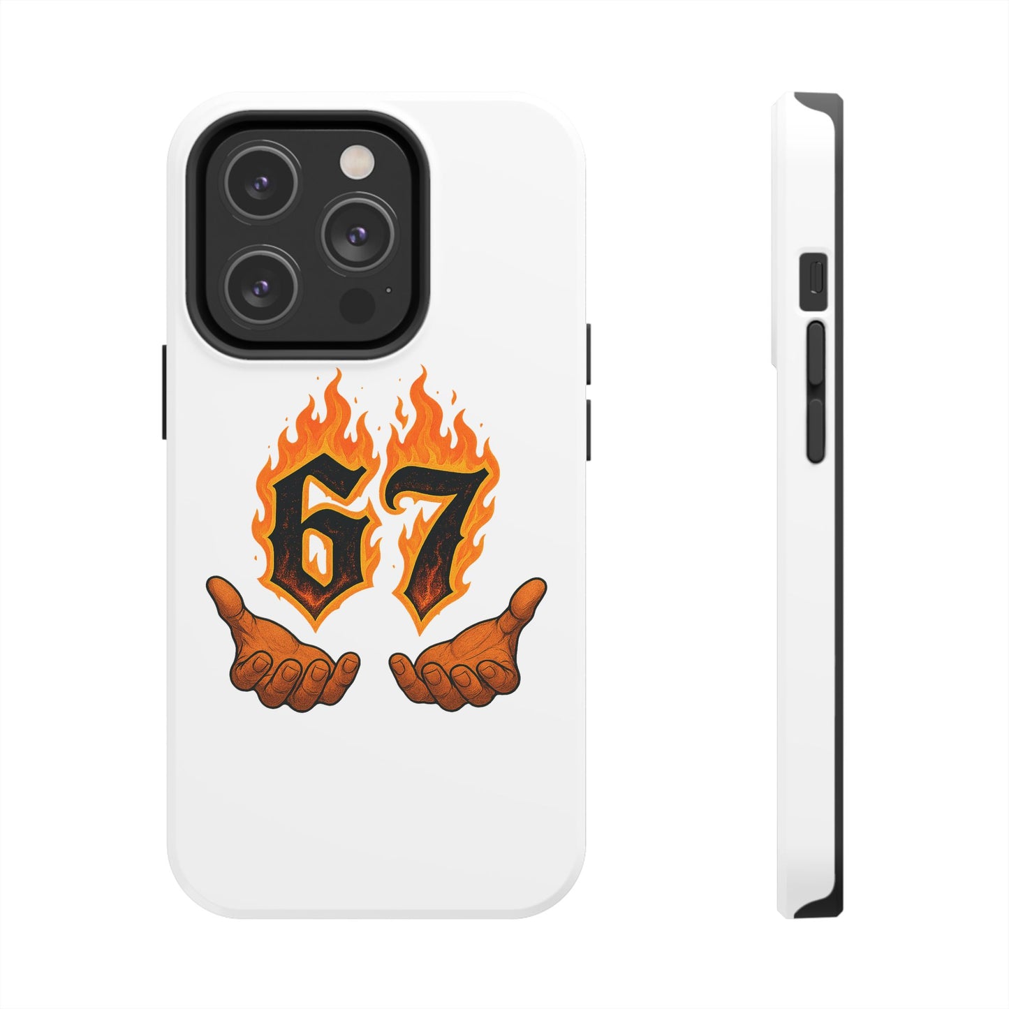 Tough Phone Case — Flaming '67' Graphic