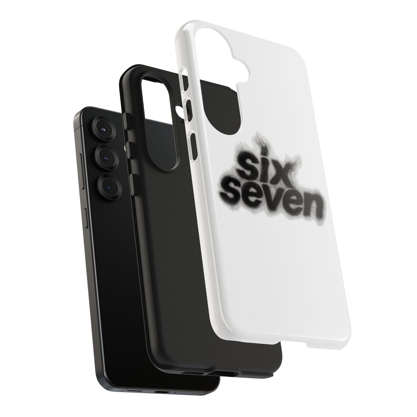 Tough Phone Case — 'six seven' Smoke Logo Protective Cover