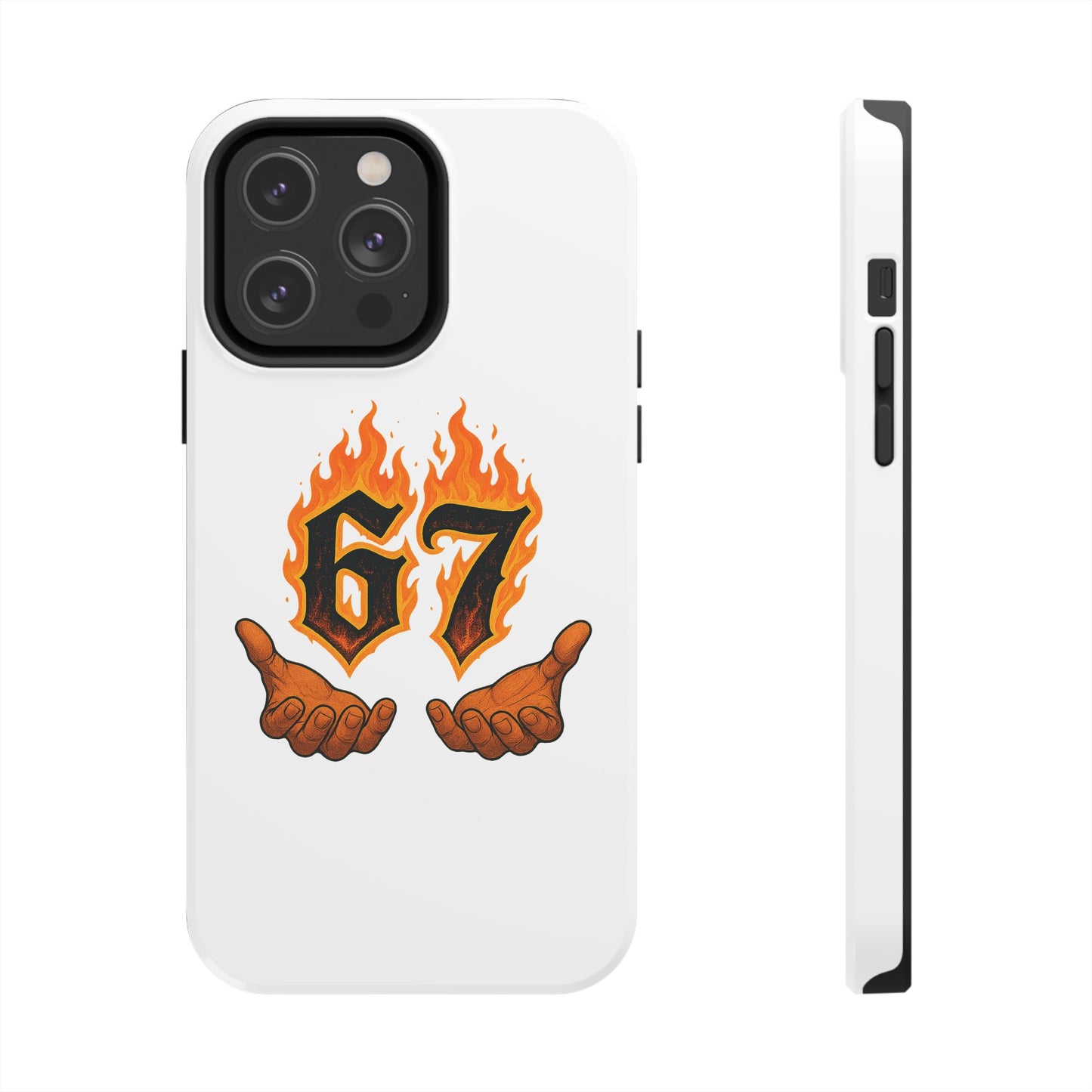 Tough Phone Case — Flaming '67' Graphic