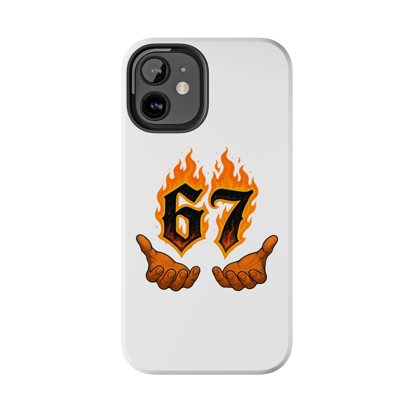 Tough Phone Case — Flaming '67' Graphic