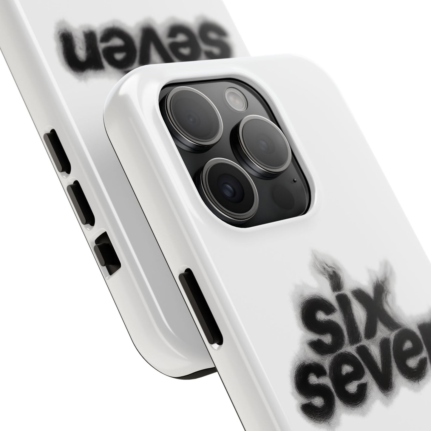 Tough Phone Case — 'six seven' Smoke Logo Protective Cover
