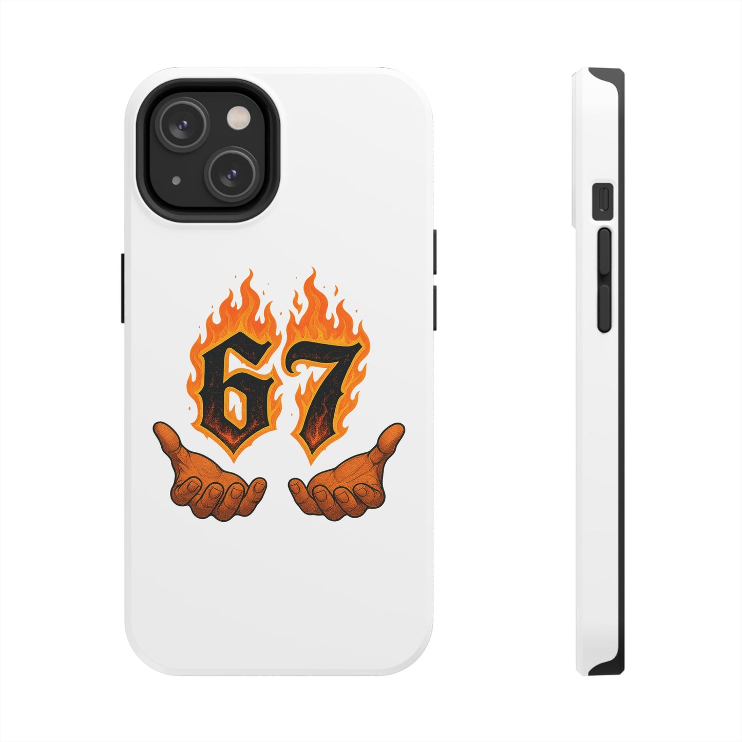 Tough Phone Case — Flaming '67' Graphic