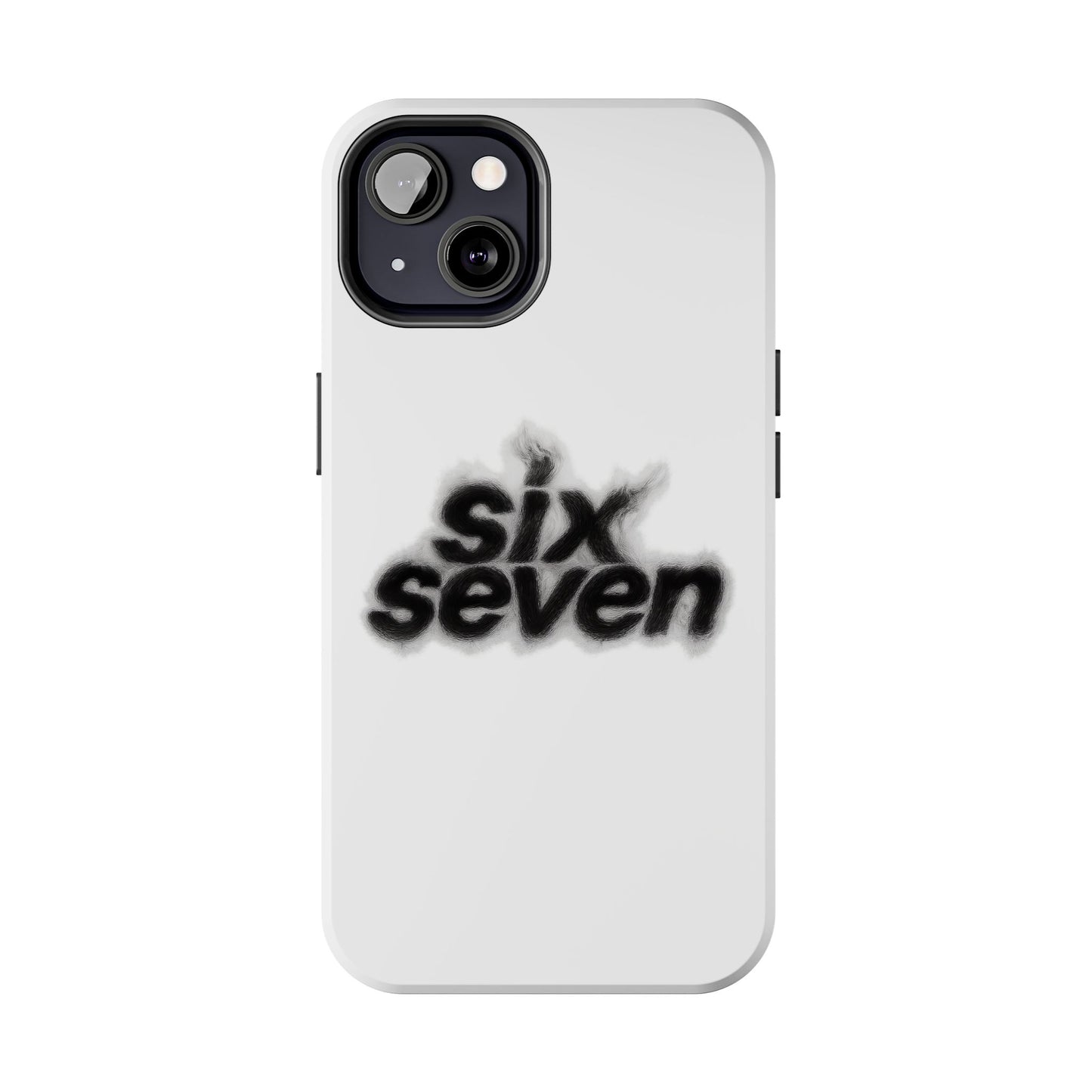 Tough Phone Case — 'six seven' Smoke Logo Protective Cover