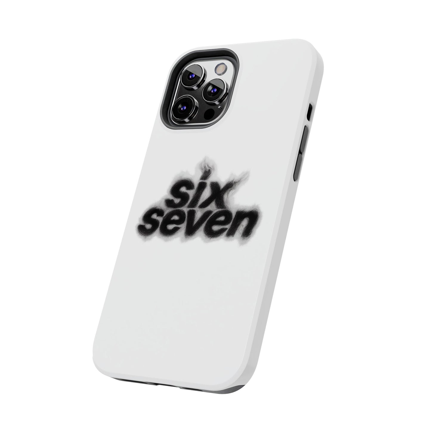 Tough Phone Case — 'six seven' Smoke Logo Protective Cover