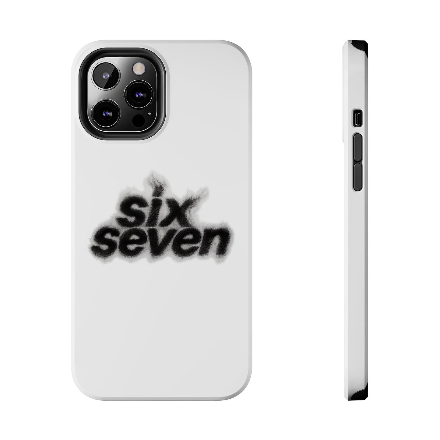 Tough Phone Case — 'six seven' Smoke Logo Protective Cover
