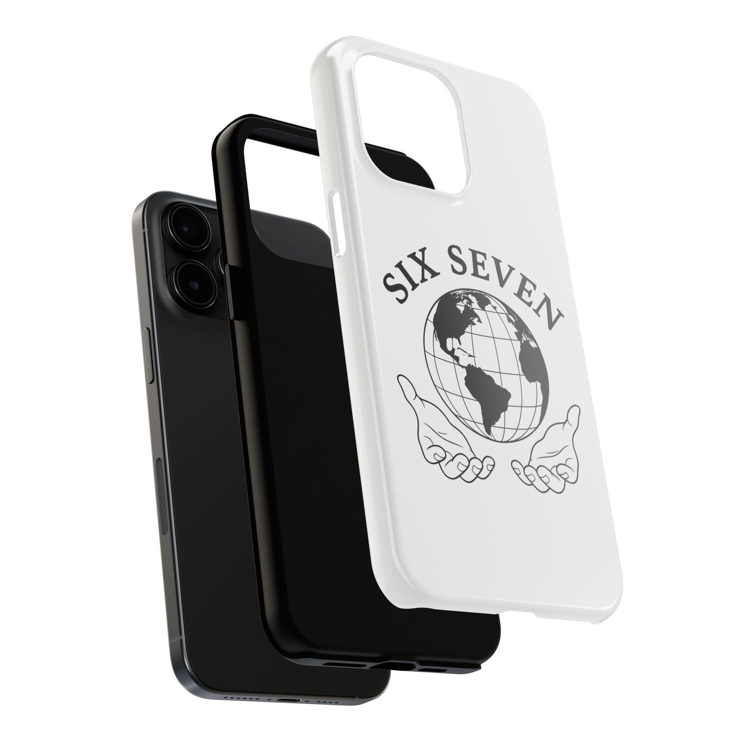 Globe Emblem Tough Phone Case — "Six Seven" Protective Phone Cover