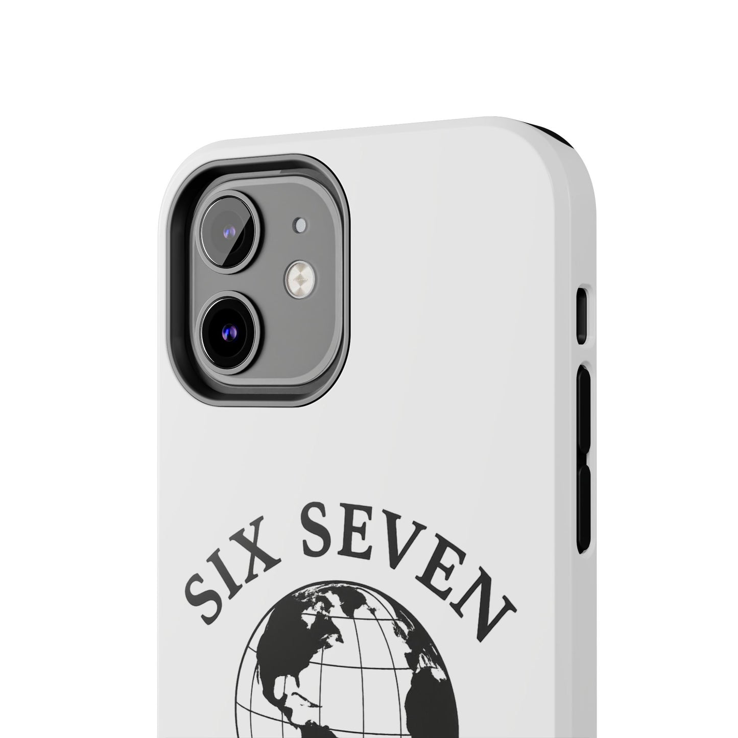 Globe Emblem Tough Phone Case — "Six Seven" Protective Phone Cover