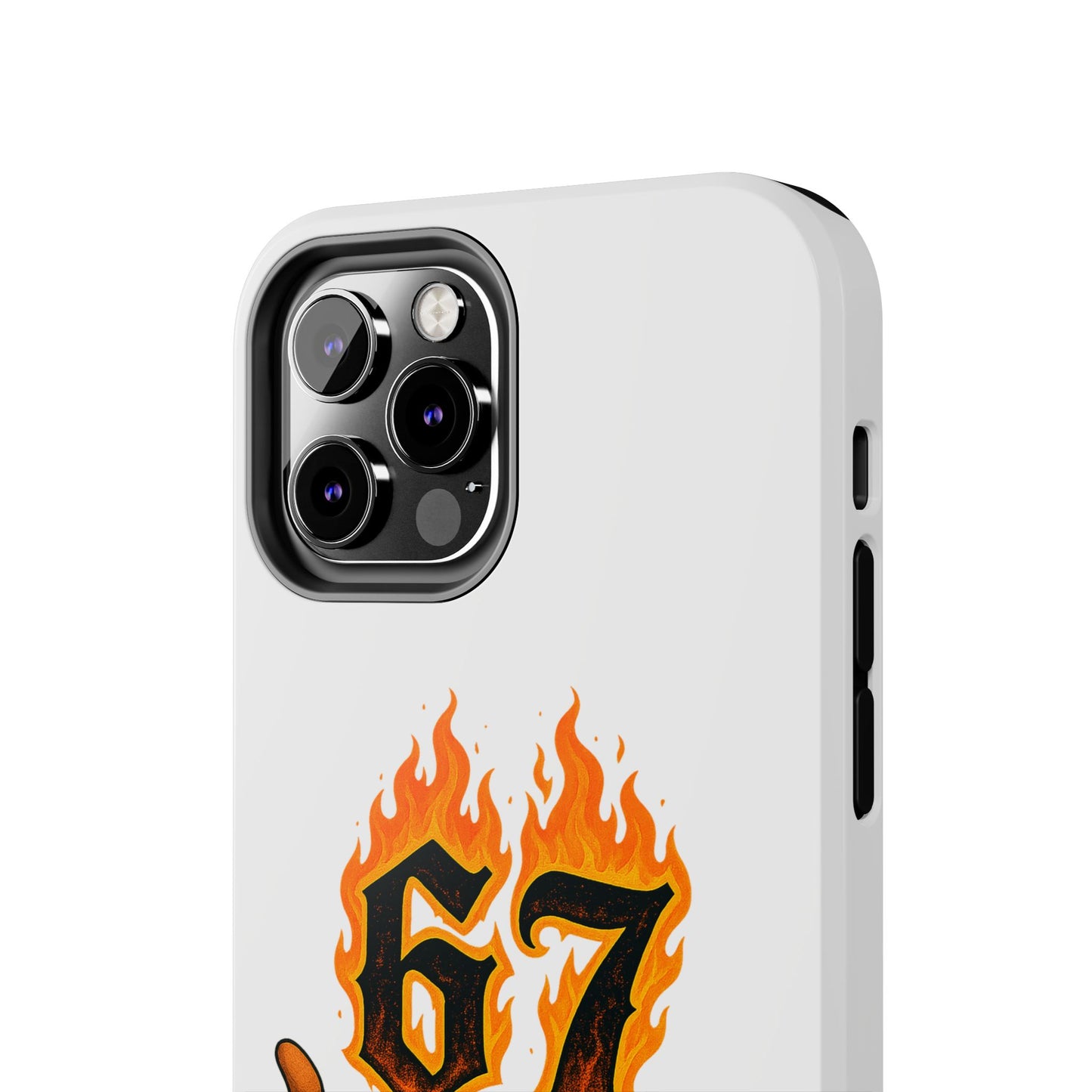 Tough Phone Case — Flaming '67' Graphic