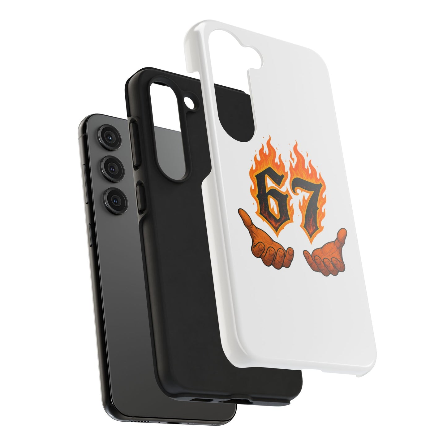 Tough Phone Case — Flaming '67' Graphic