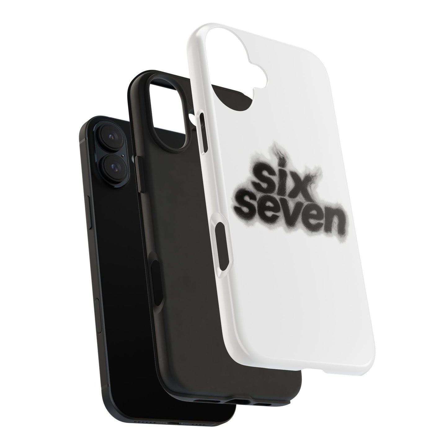 Tough Phone Case — 'six seven' Smoke Logo Protective Cover