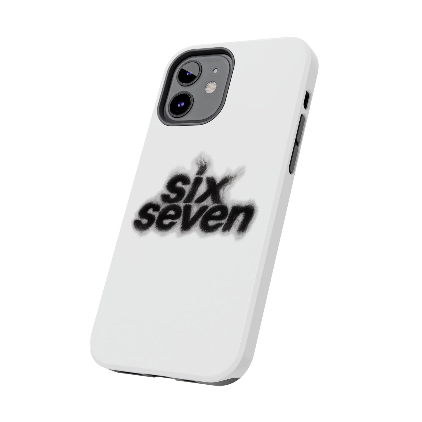 Tough Phone Case — 'six seven' Smoke Logo Protective Cover
