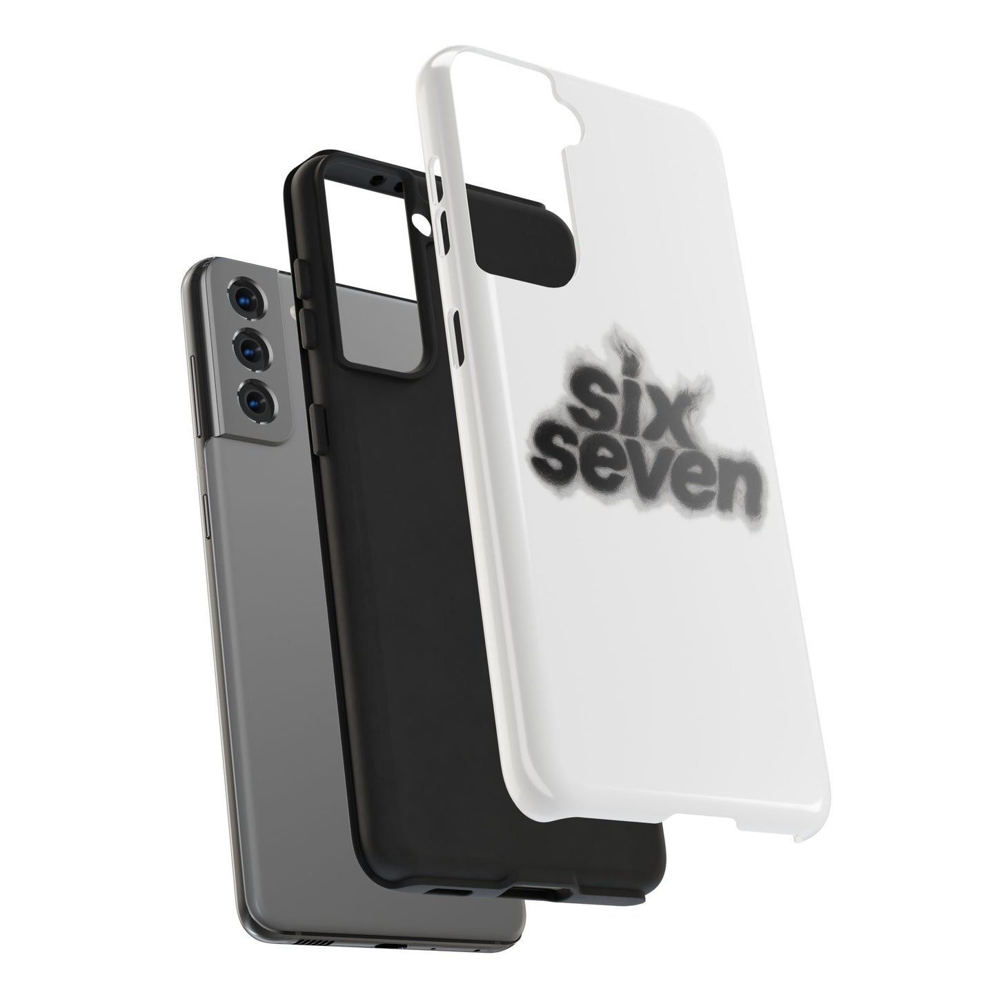 Tough Phone Case — 'six seven' Smoke Logo Protective Cover