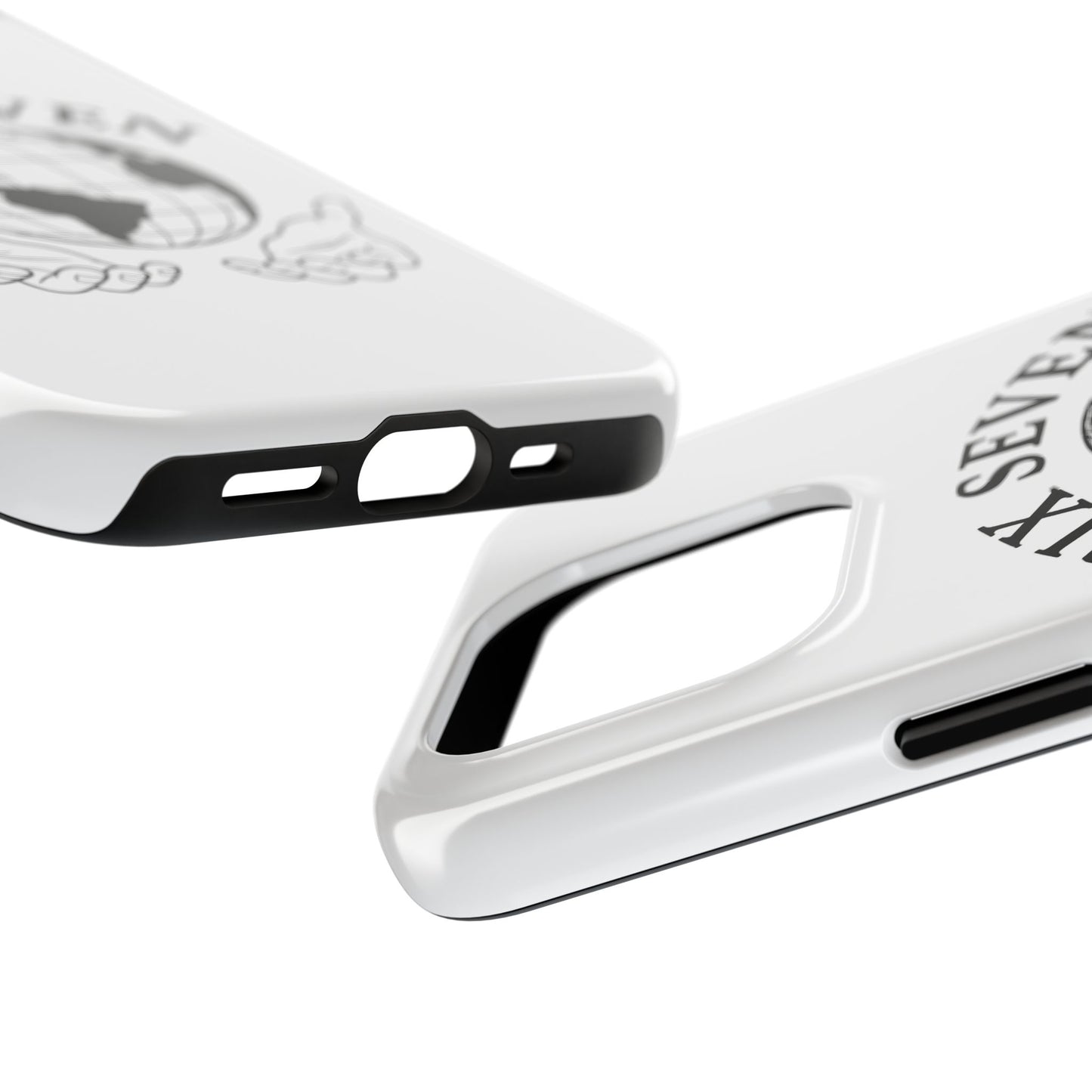 Globe Emblem Tough Phone Case — "Six Seven" Protective Phone Cover