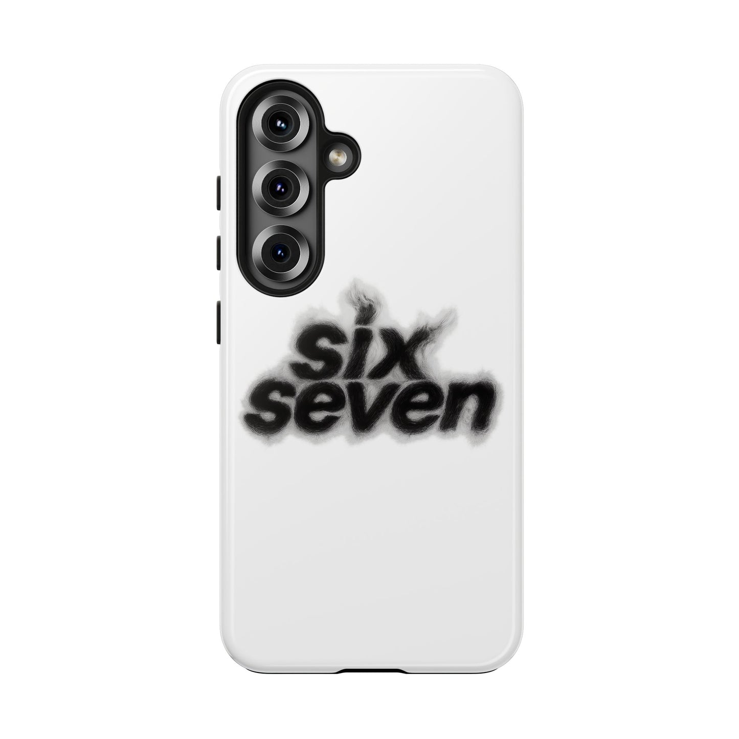 Tough Phone Case — 'six seven' Smoke Logo Protective Cover
