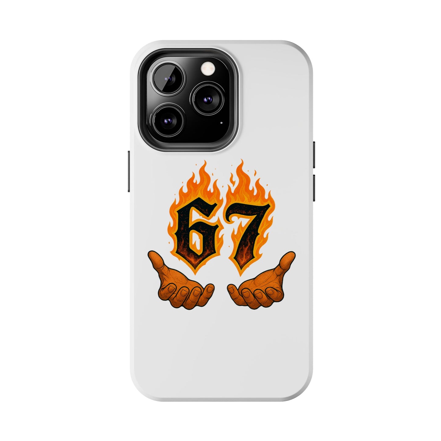 Tough Phone Case — Flaming '67' Graphic